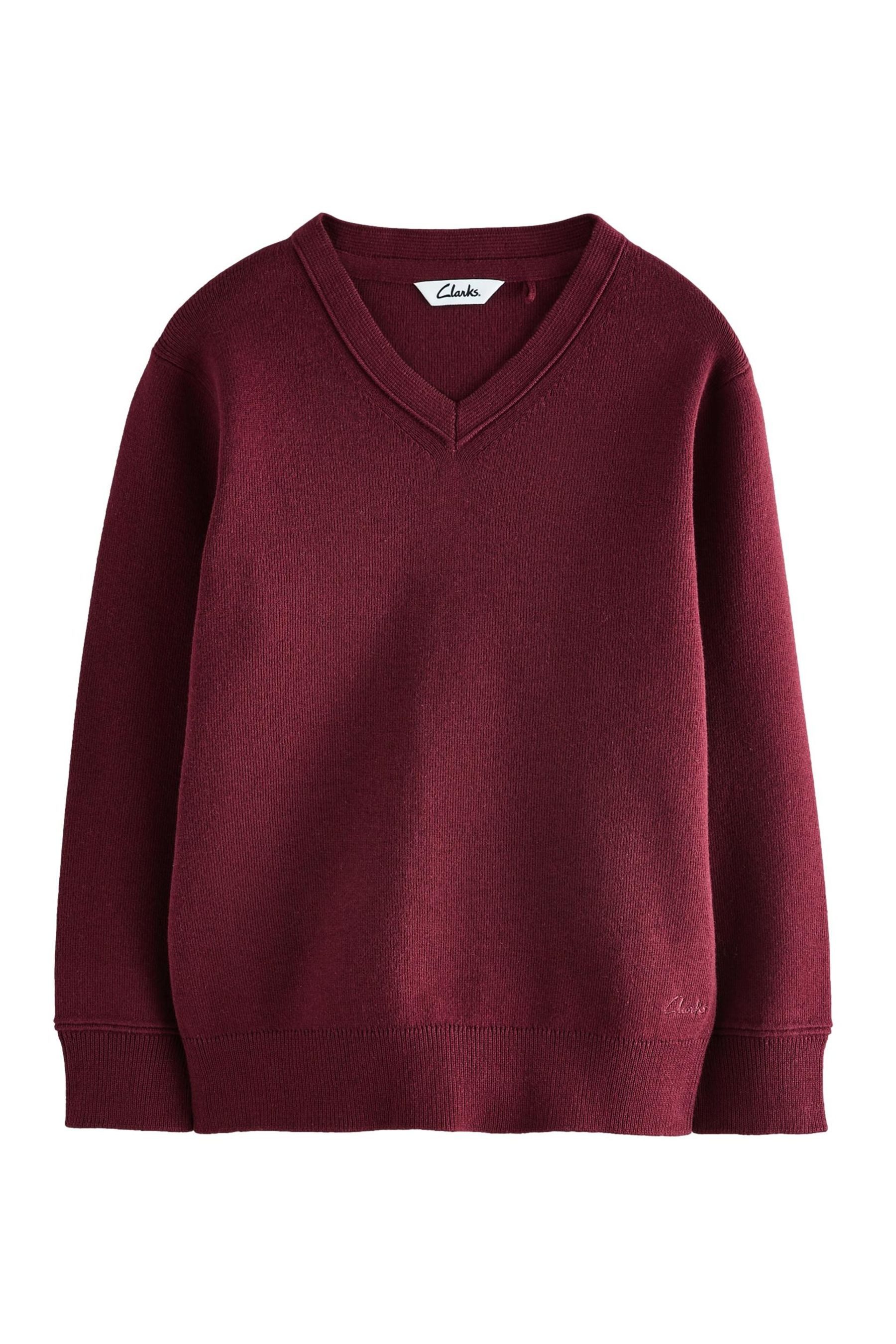 Clarks Strickpullover Clarks Unisex Schul-Strickpullover (1-tlg)