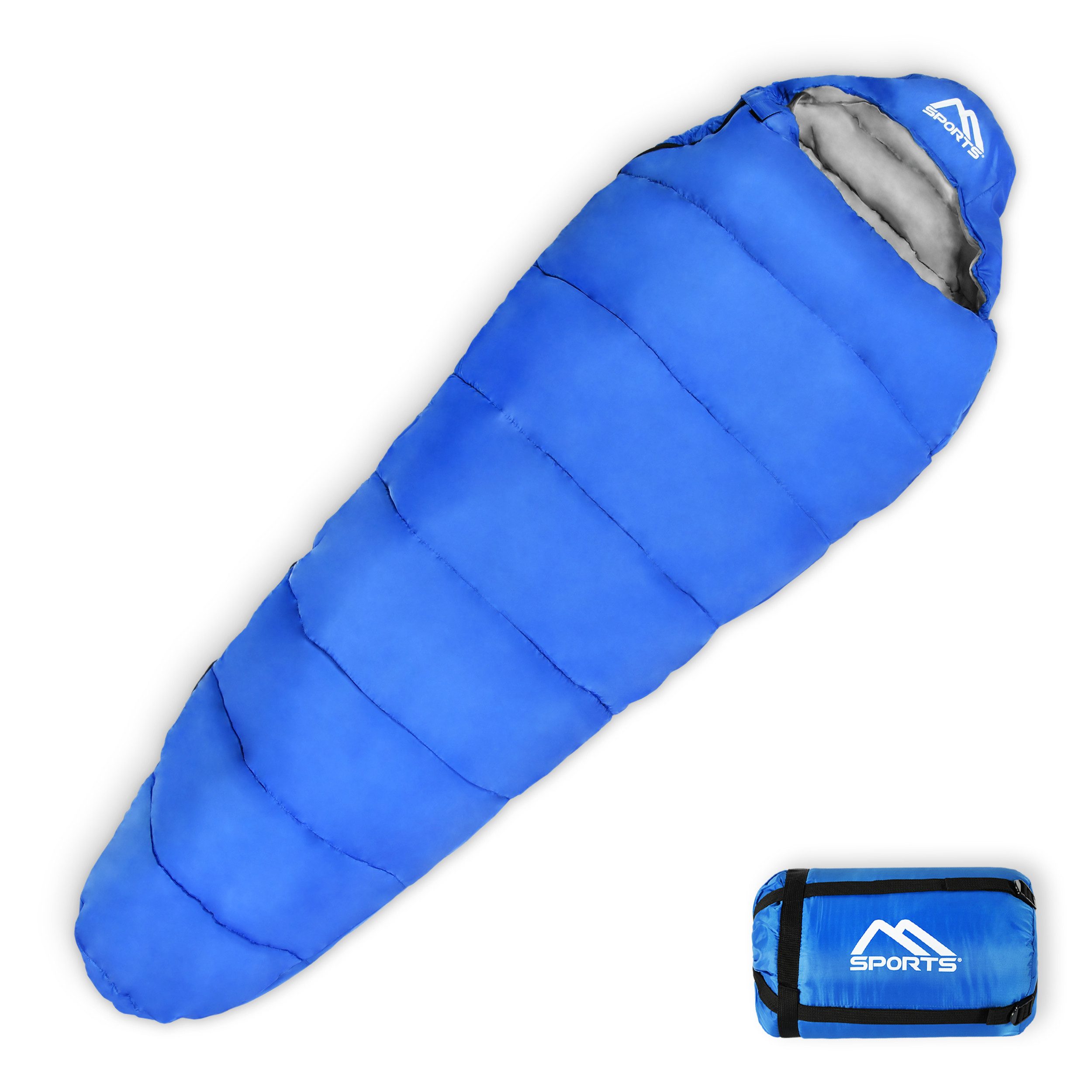 MSports® Schlafsack Schlafsack Outdoor inkl. Tragegurt