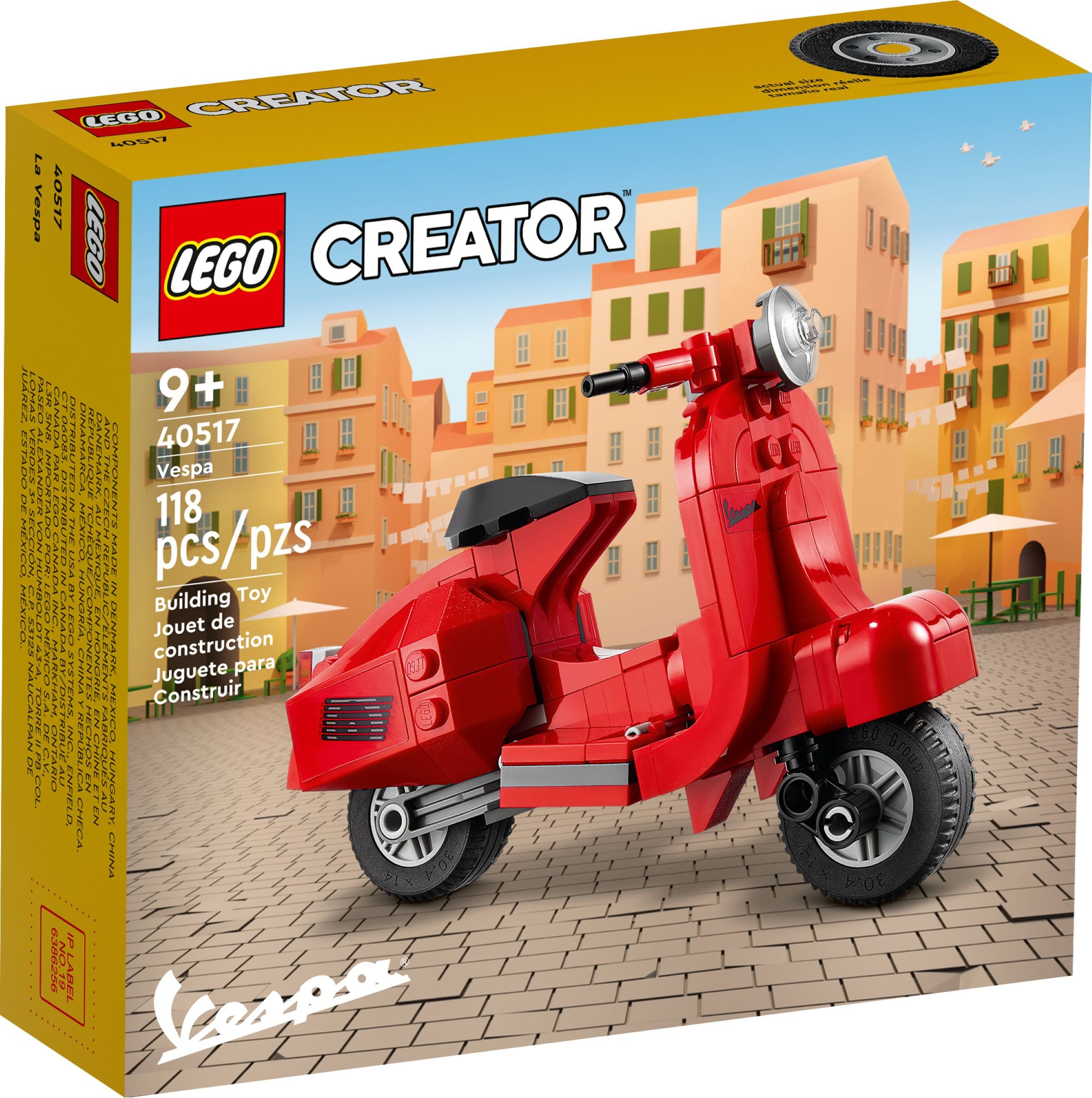 LEGO® LEGO® Vespa Ferrarirot - 40517