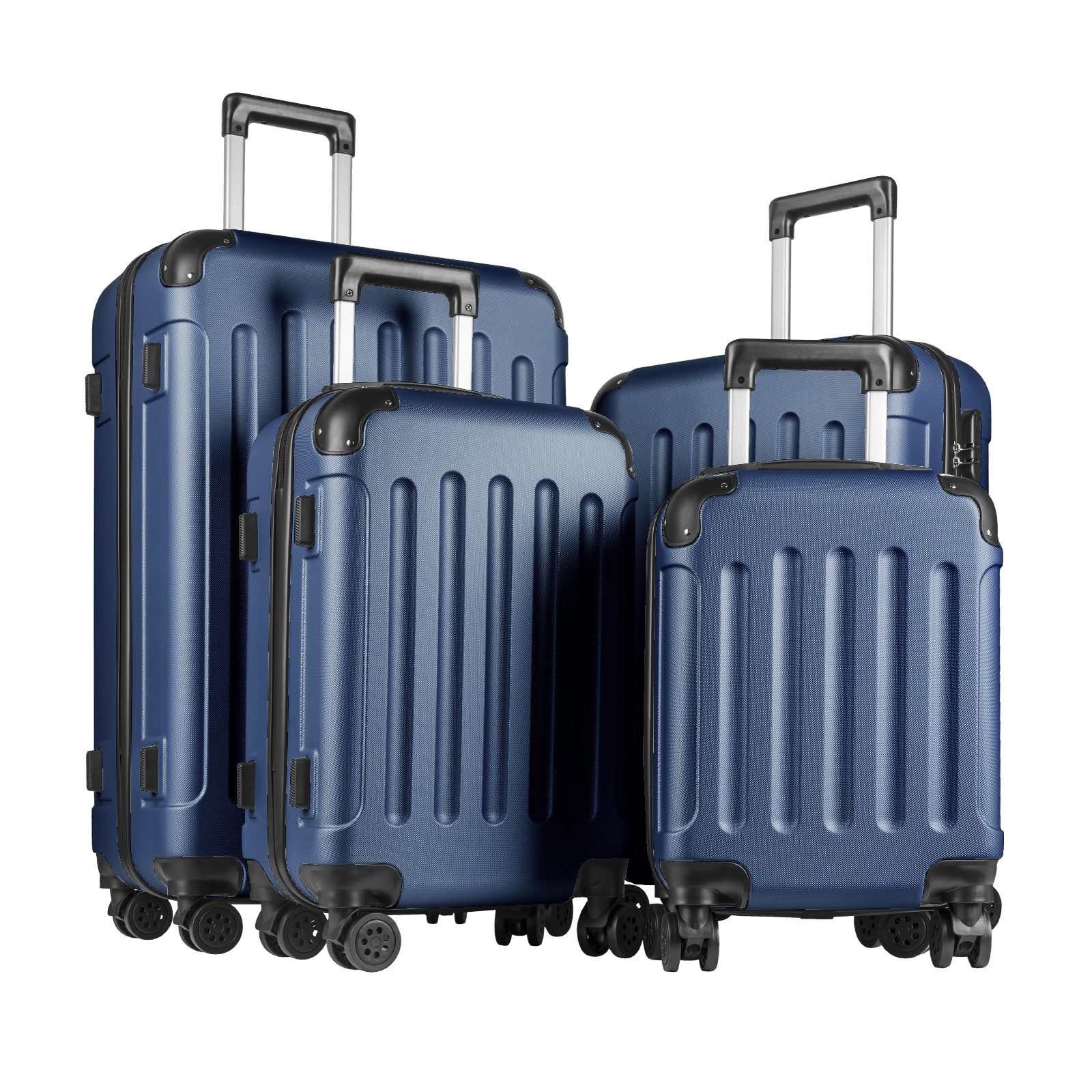 yonsly Kofferset Reisekoffer 4er Set Hartschalenkoffer
