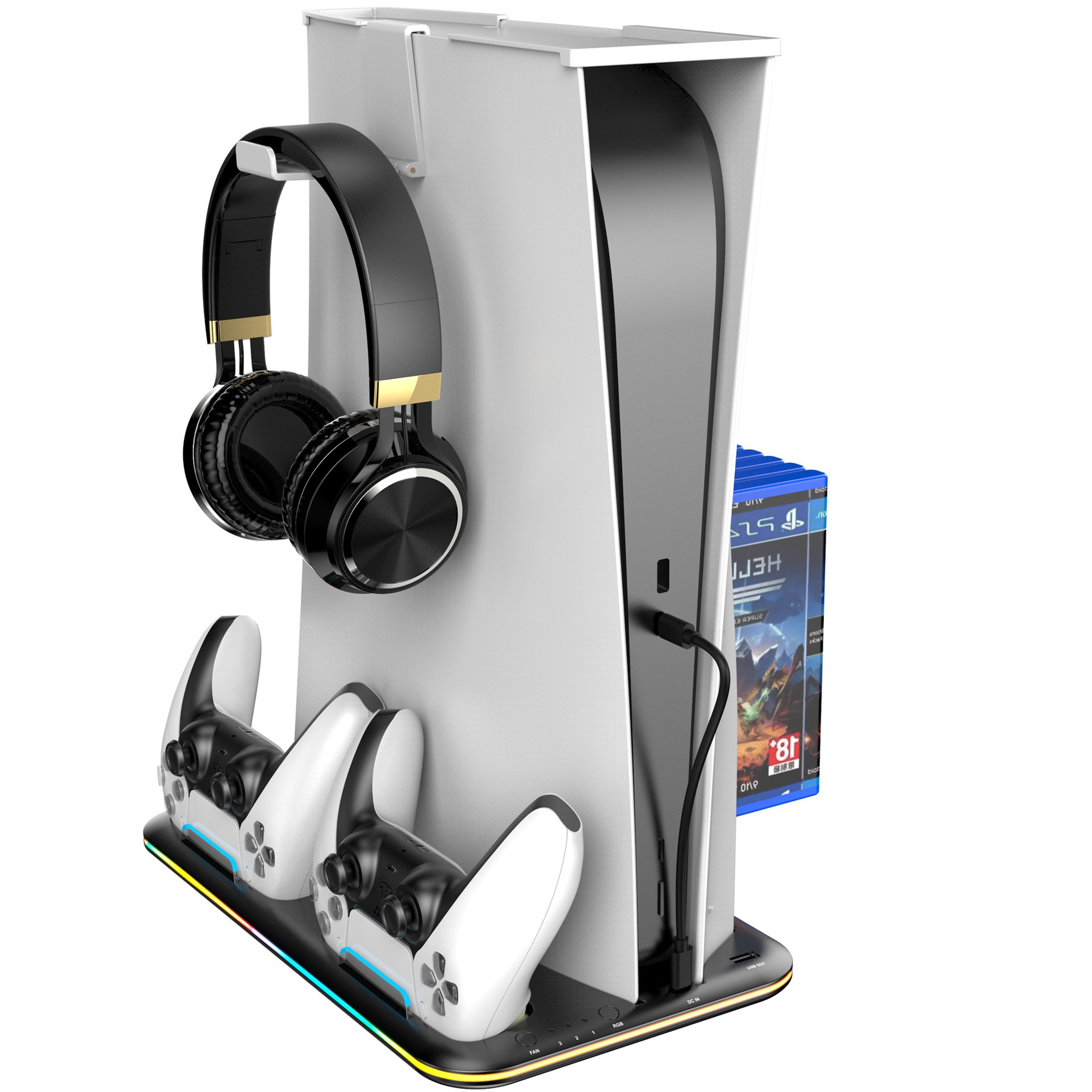 ibettertec PS5 Ständer mit 3 stufig