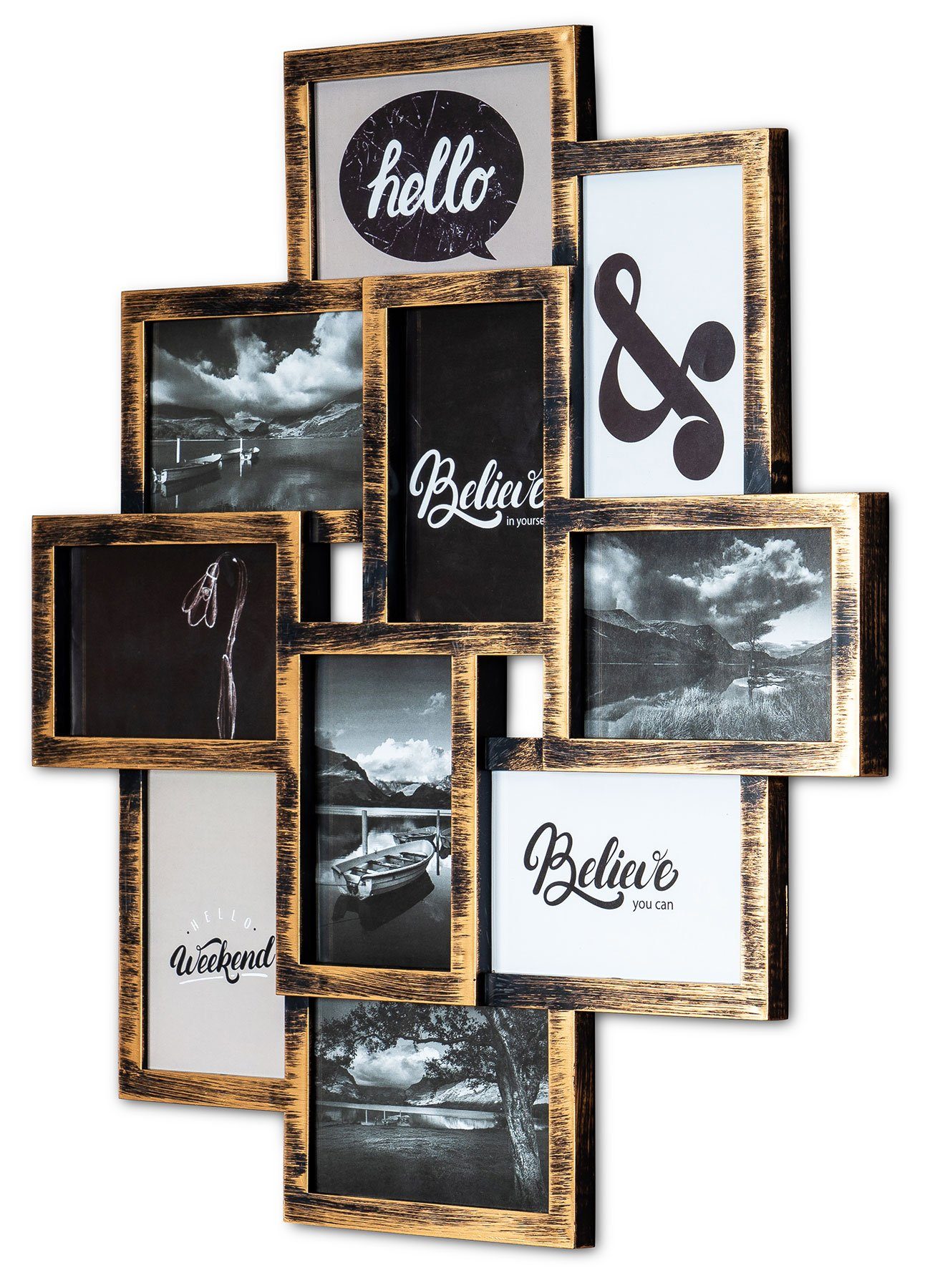 Levandeo® Bilderrahmen Collage, levandeo Bilderrahmen Collage