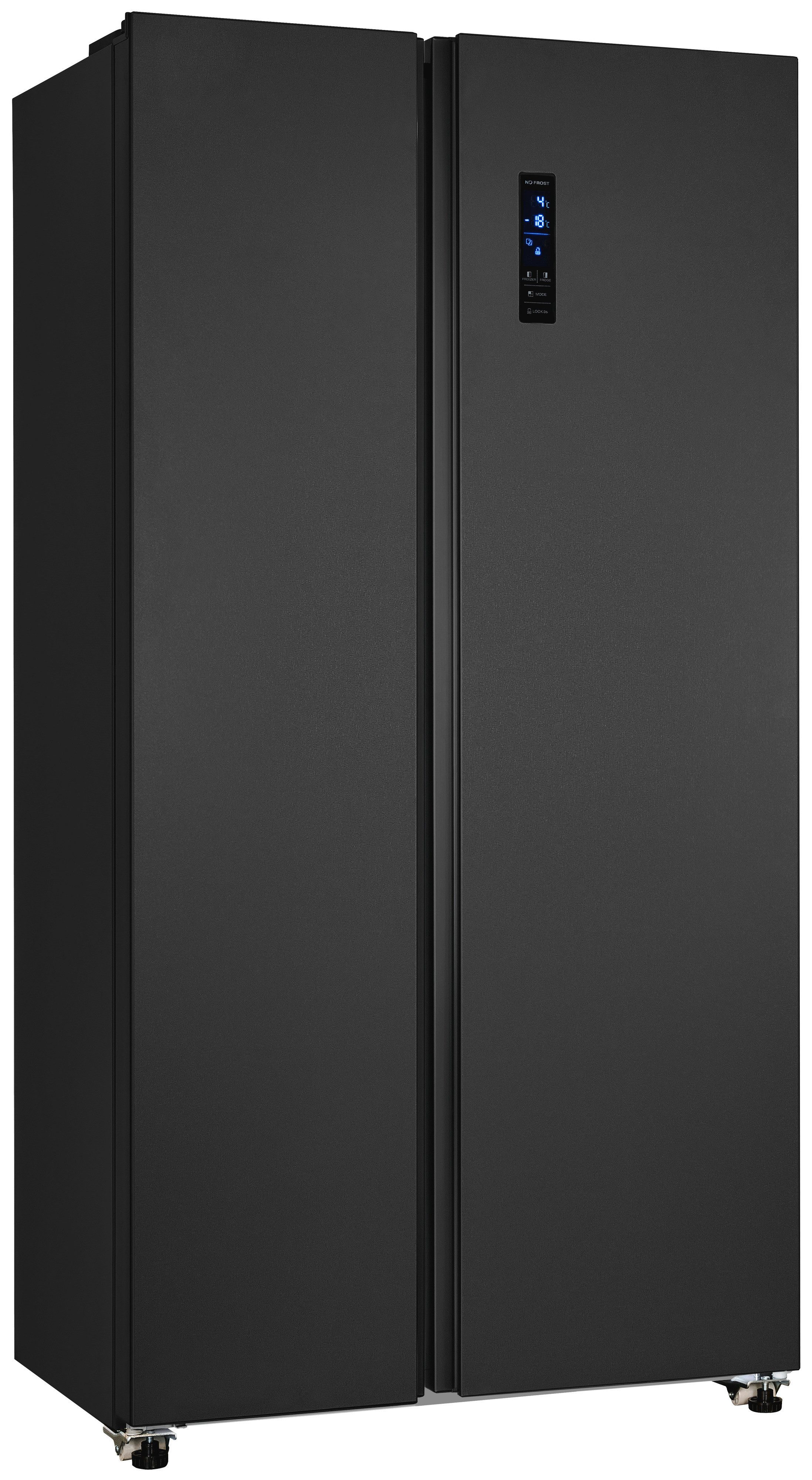 exquisit Side-by-Side SBS46-040E inoxlook-az, 177 cm