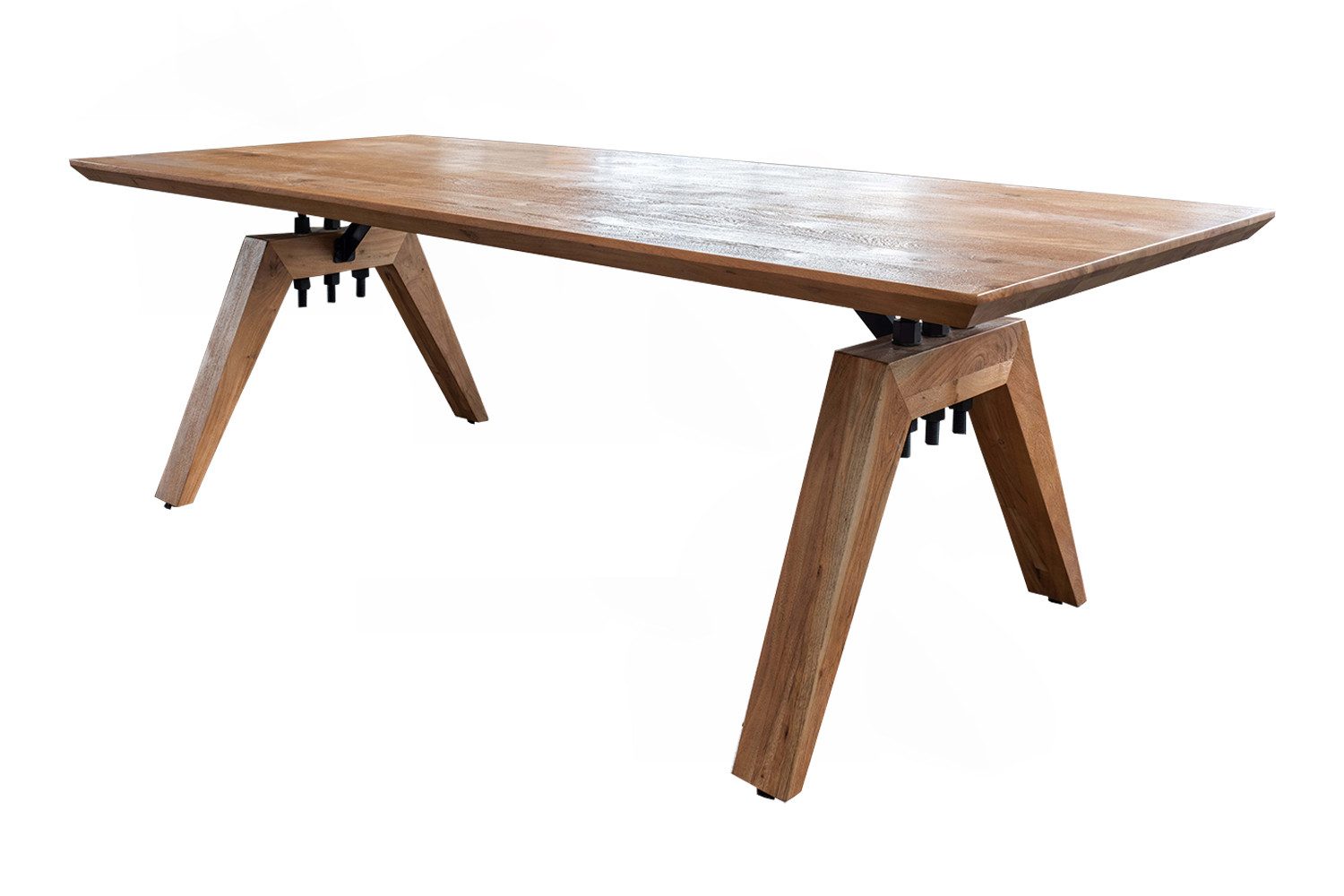 KAWOLA Esstisch WOODY, Akazie massiv Schweizer