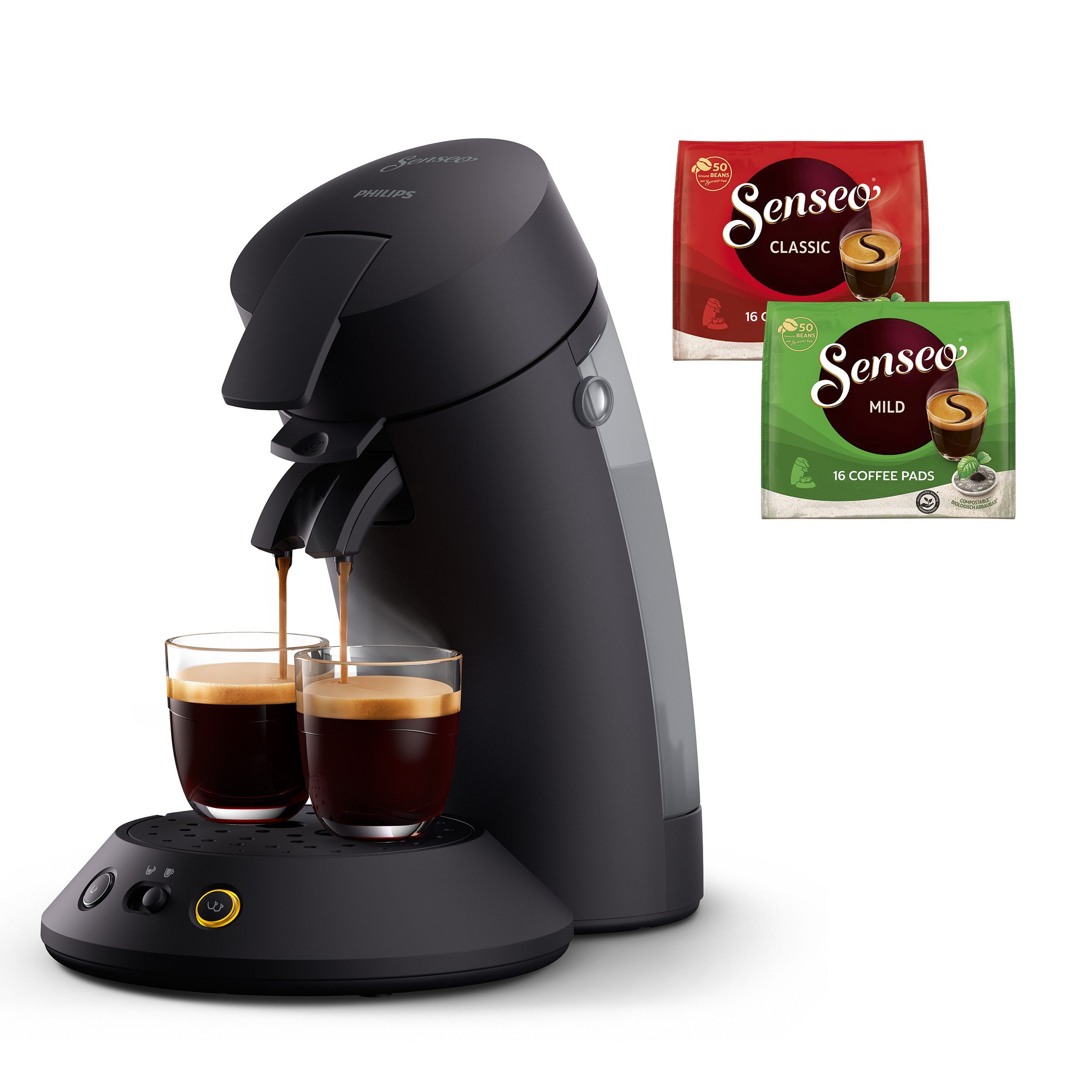 Philips Senseo Kaffeepadmaschine Original Plus CSA210/60,