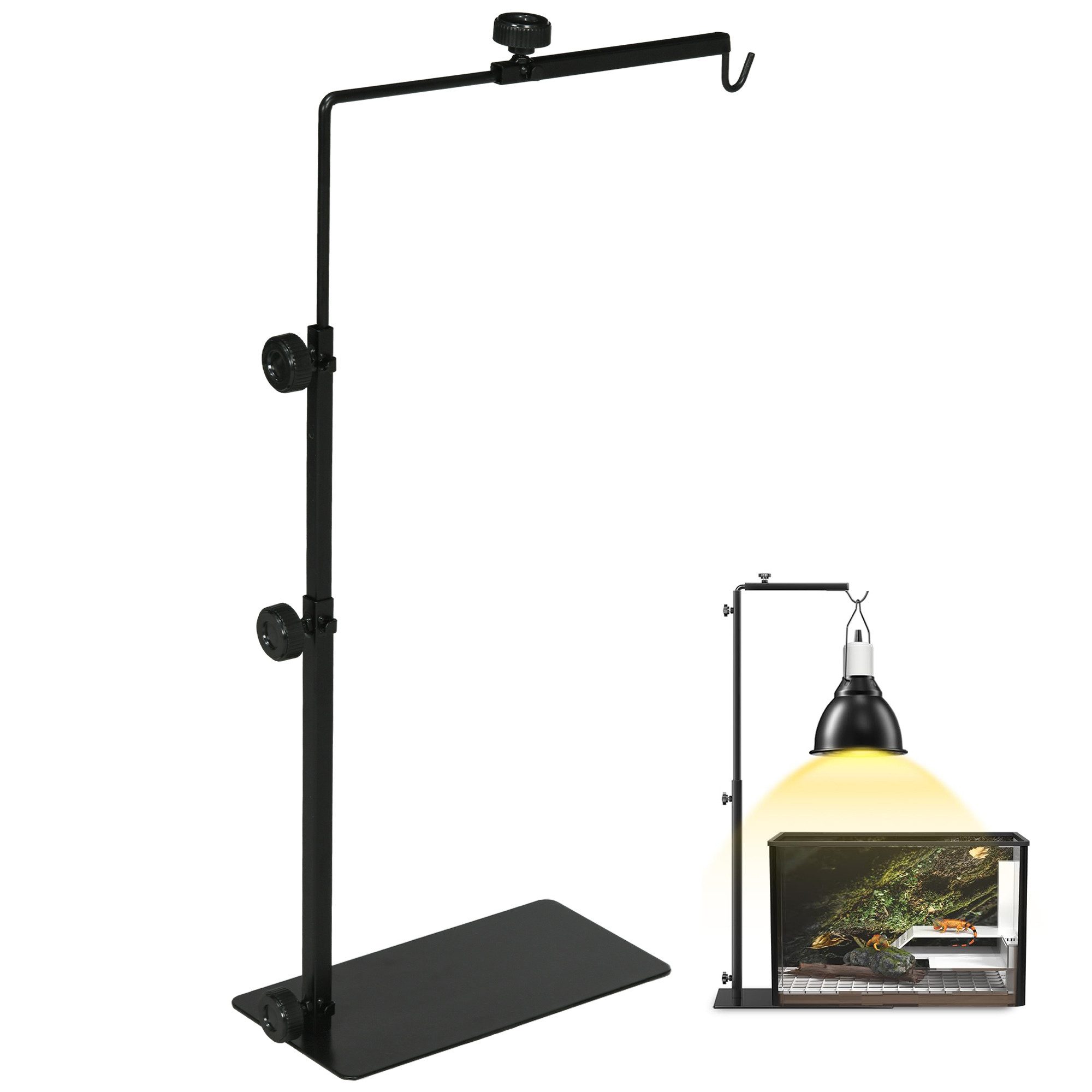 BlingBin Terrarium 35-88 cm Reptilien Lampenständer