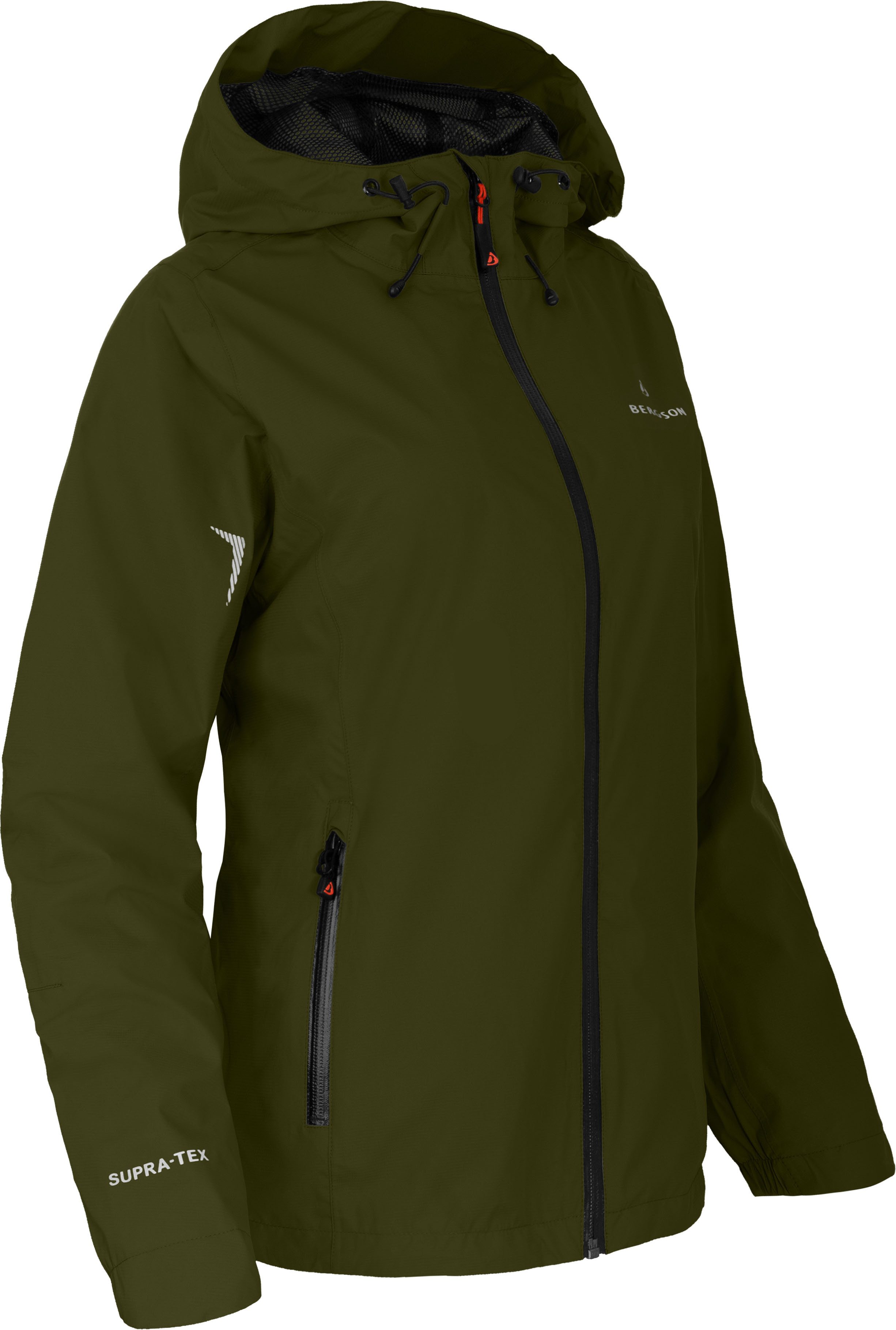 Bergson Regenjacke HELLI Damen Regenjacke, Netzfutter,