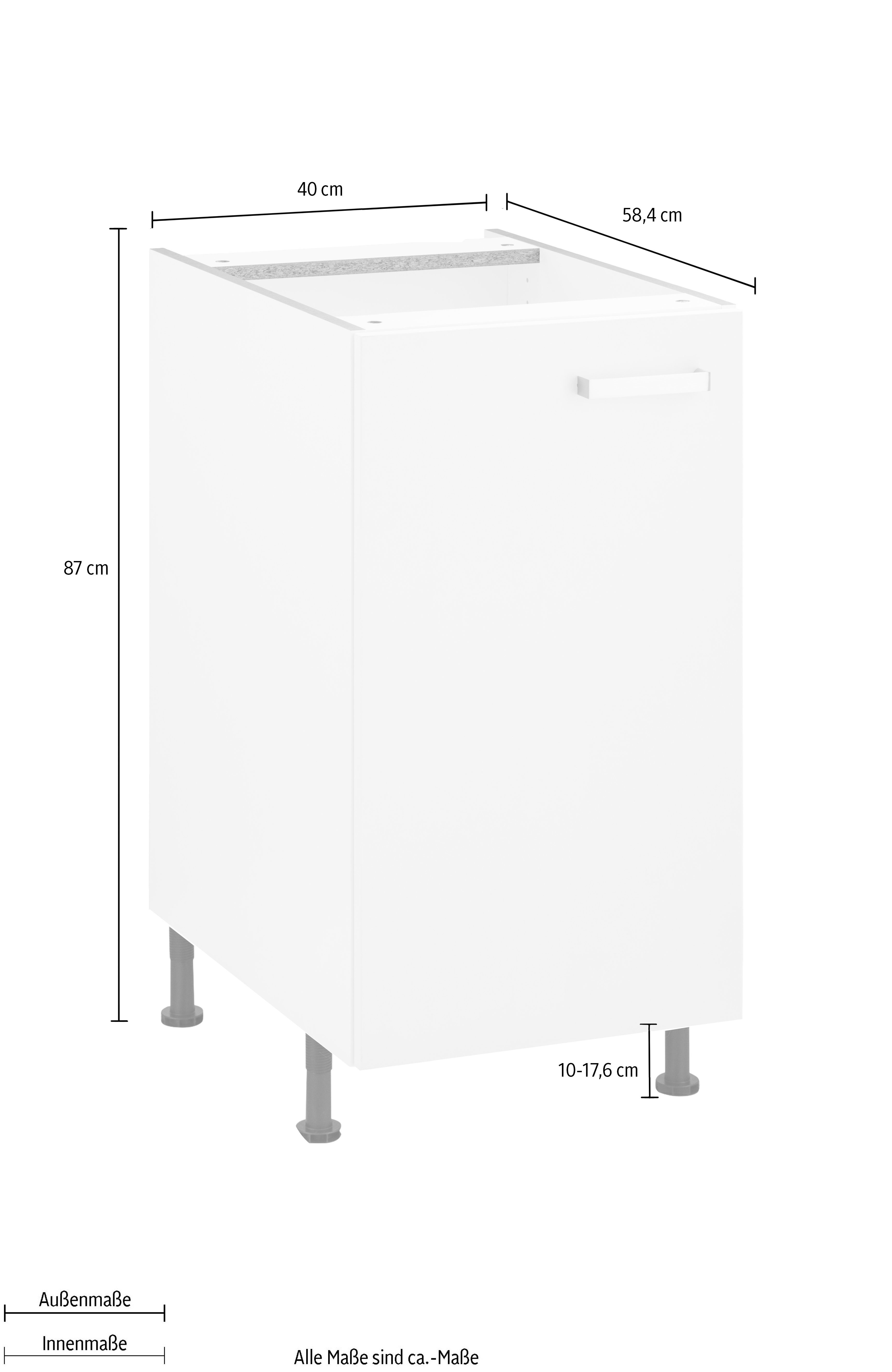 OPTIFIT Unterschrank Parma Breite 40 cm