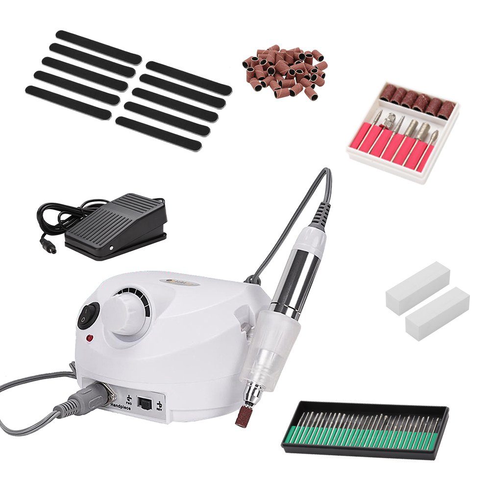 Clanmacy Maniküre-Pediküre-Set Elektrische Nagelfräser Nagelfeile Pediküre