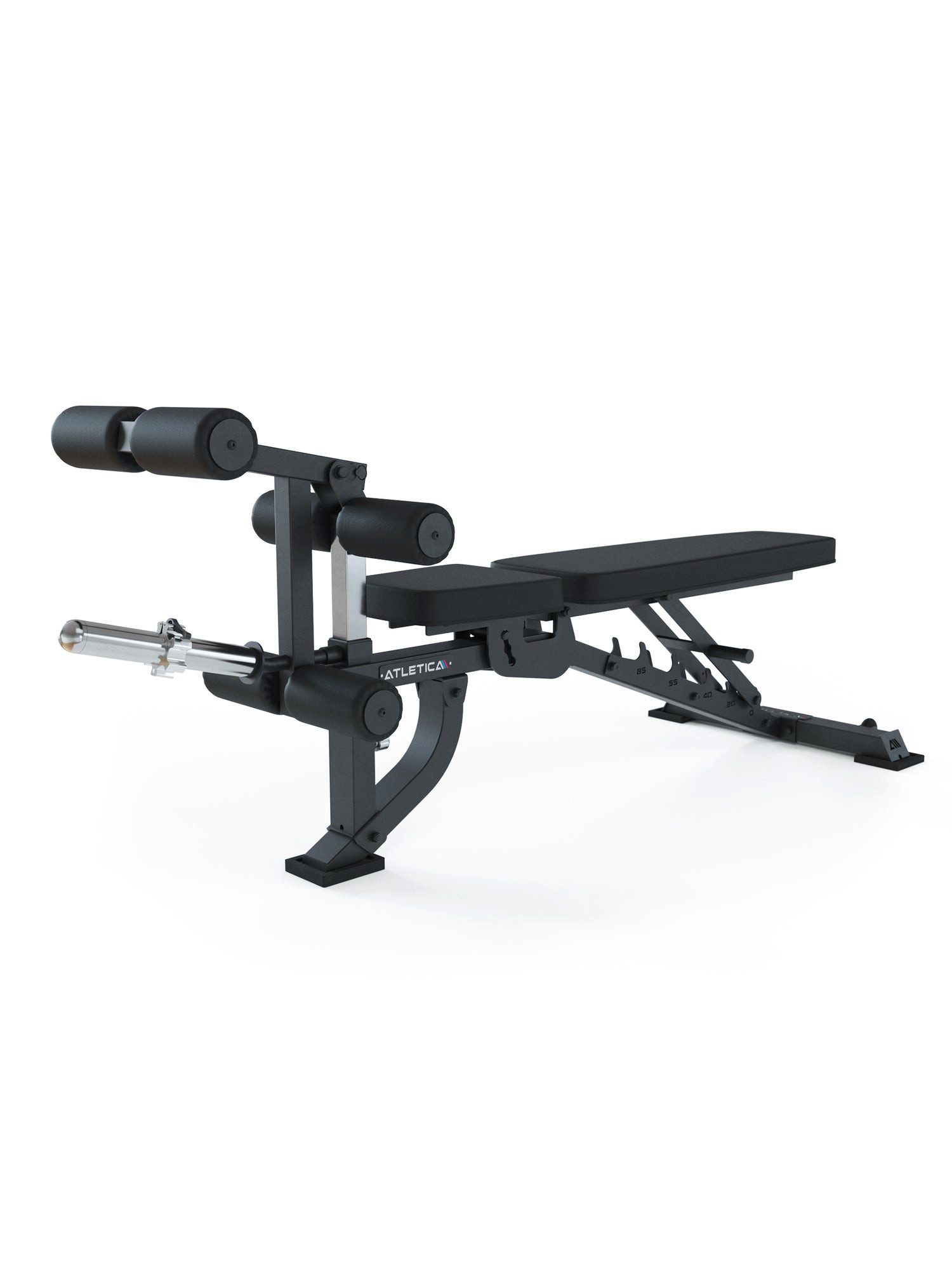 ATLETICA Hantelbank B2, LegMaster Beincurl Hantelbank,