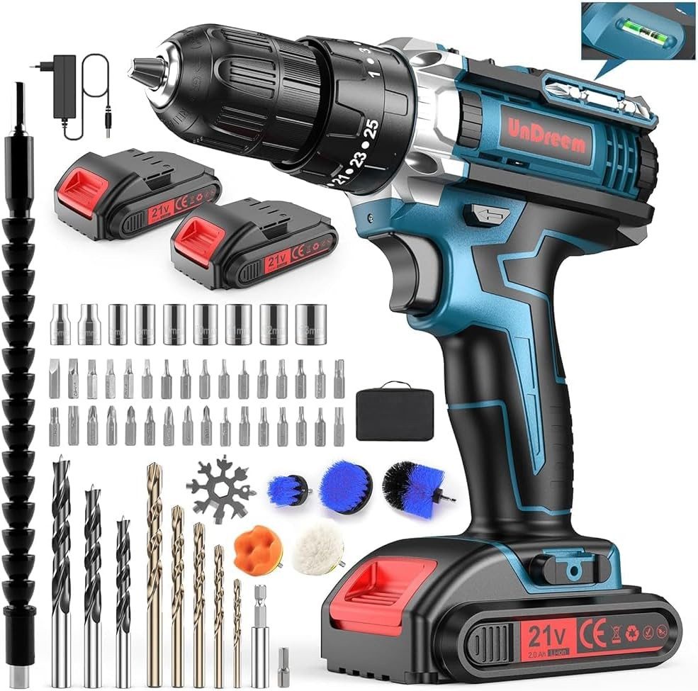 Pdgrid Akku-Bohrschrauber Akkuschrauber Akku-Schrauber mit 3