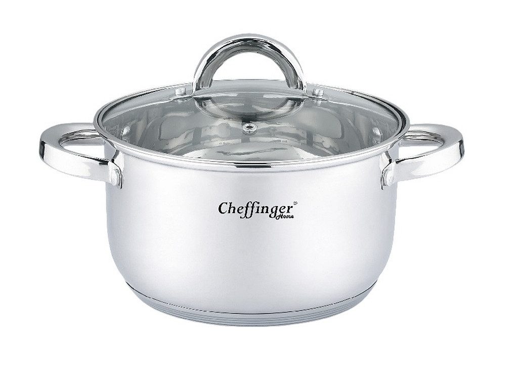 Cheffinger Topf-Set Kochtopf Topf Ø20cm Edelstahl