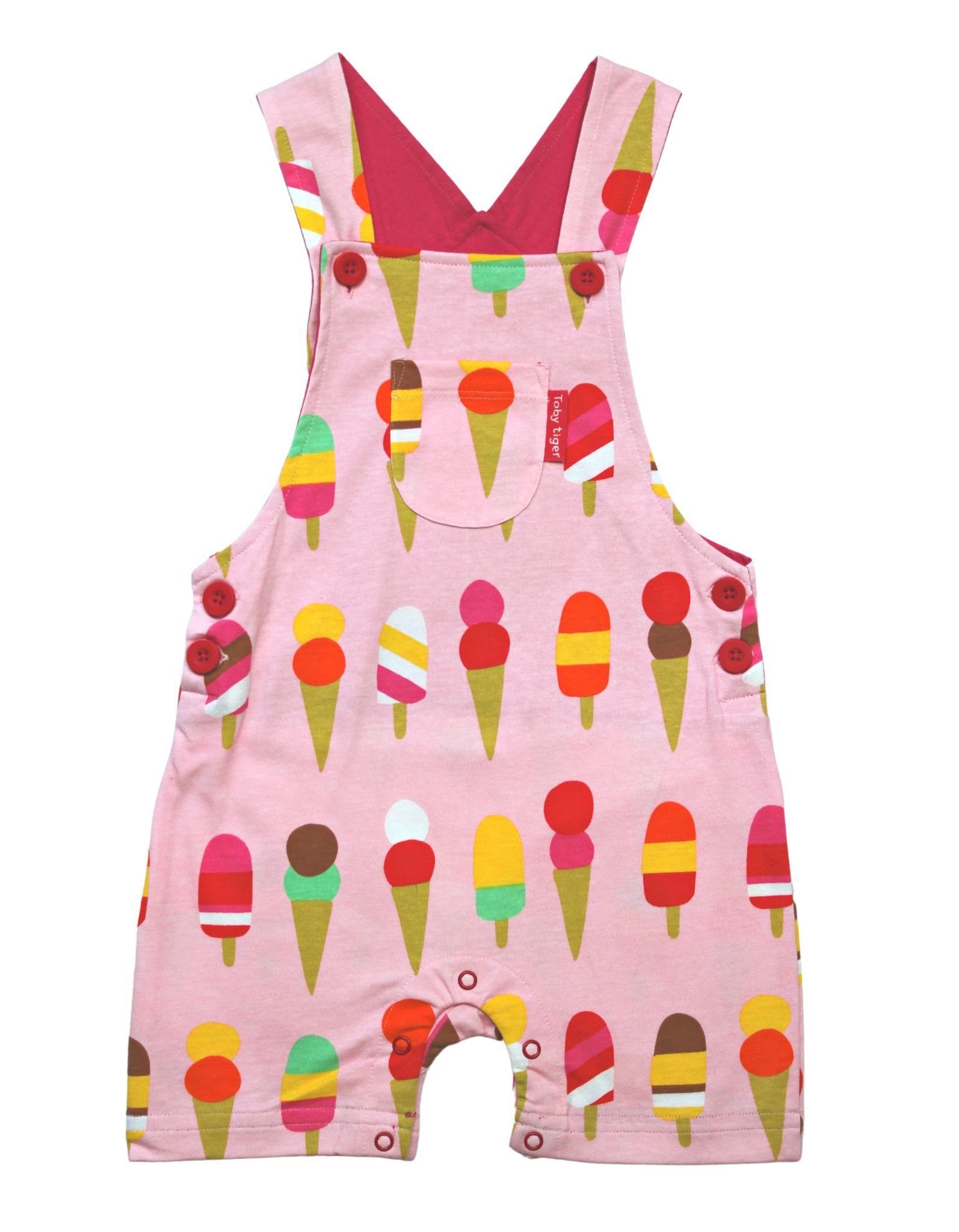 Toby Tiger Latzhose Latzhose mit Eiscreme
