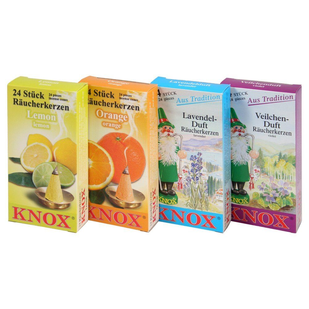 KNOX Duftkerze 078670, 4er Set Lavendel