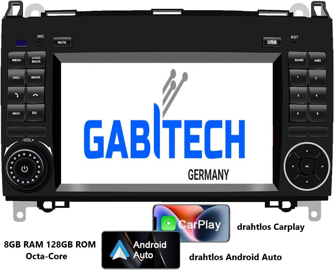 GABITECH Autoradio GPS Navi Mercedes Benz