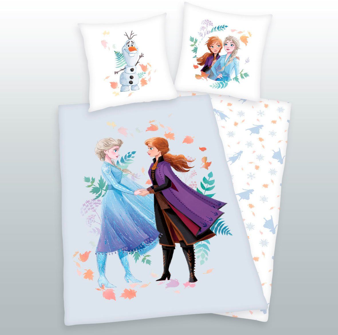 Disney Wendebettwäsche Disney Eiskönigin, Flanell, mit