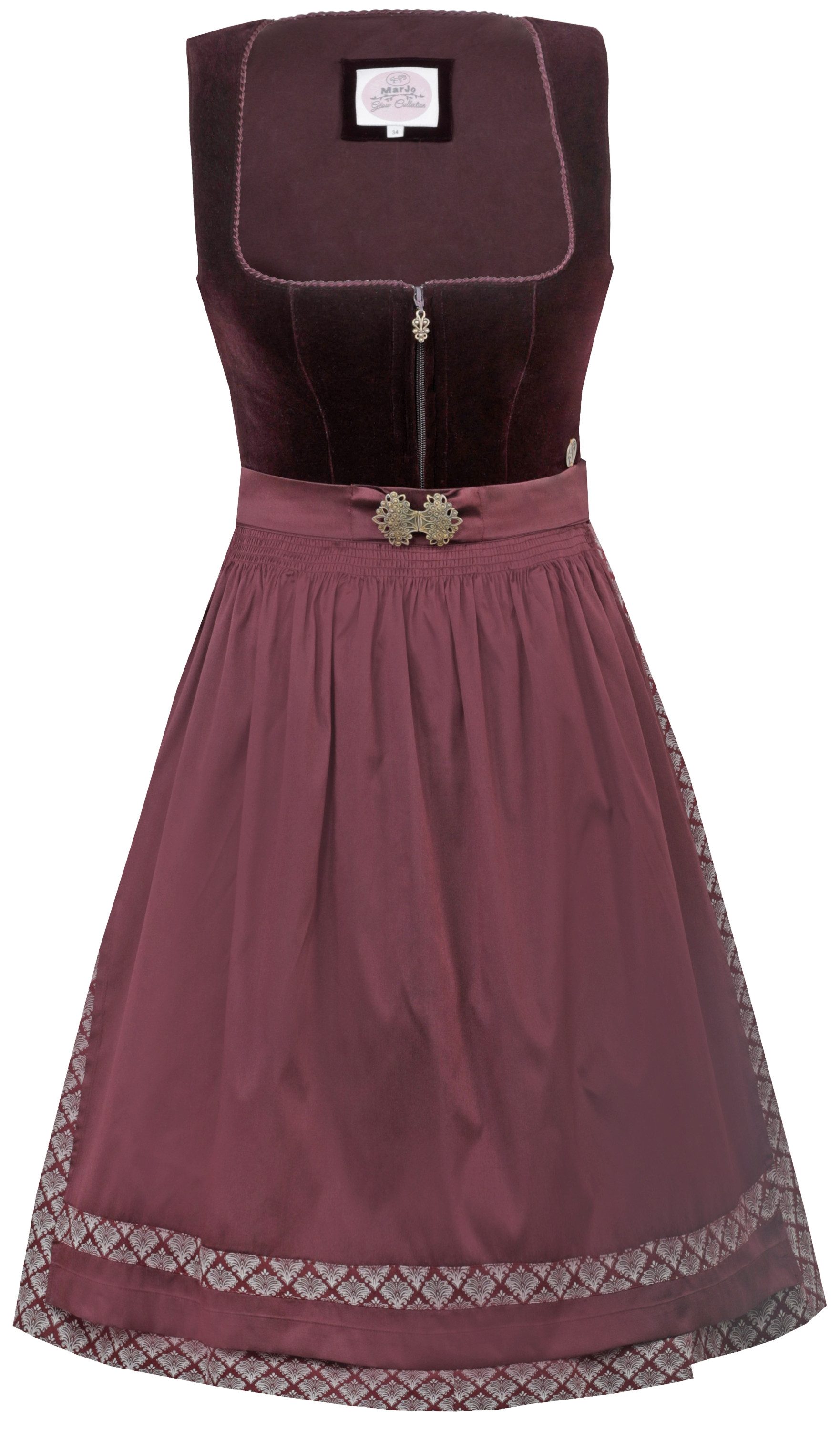 MarJo Dirndl Dirndl Amorbach - Mahagoni