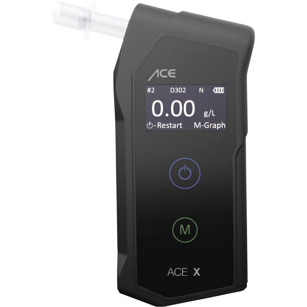 ACE Alkohol-Teststreifen ACE X Alkoholtester Schwarz