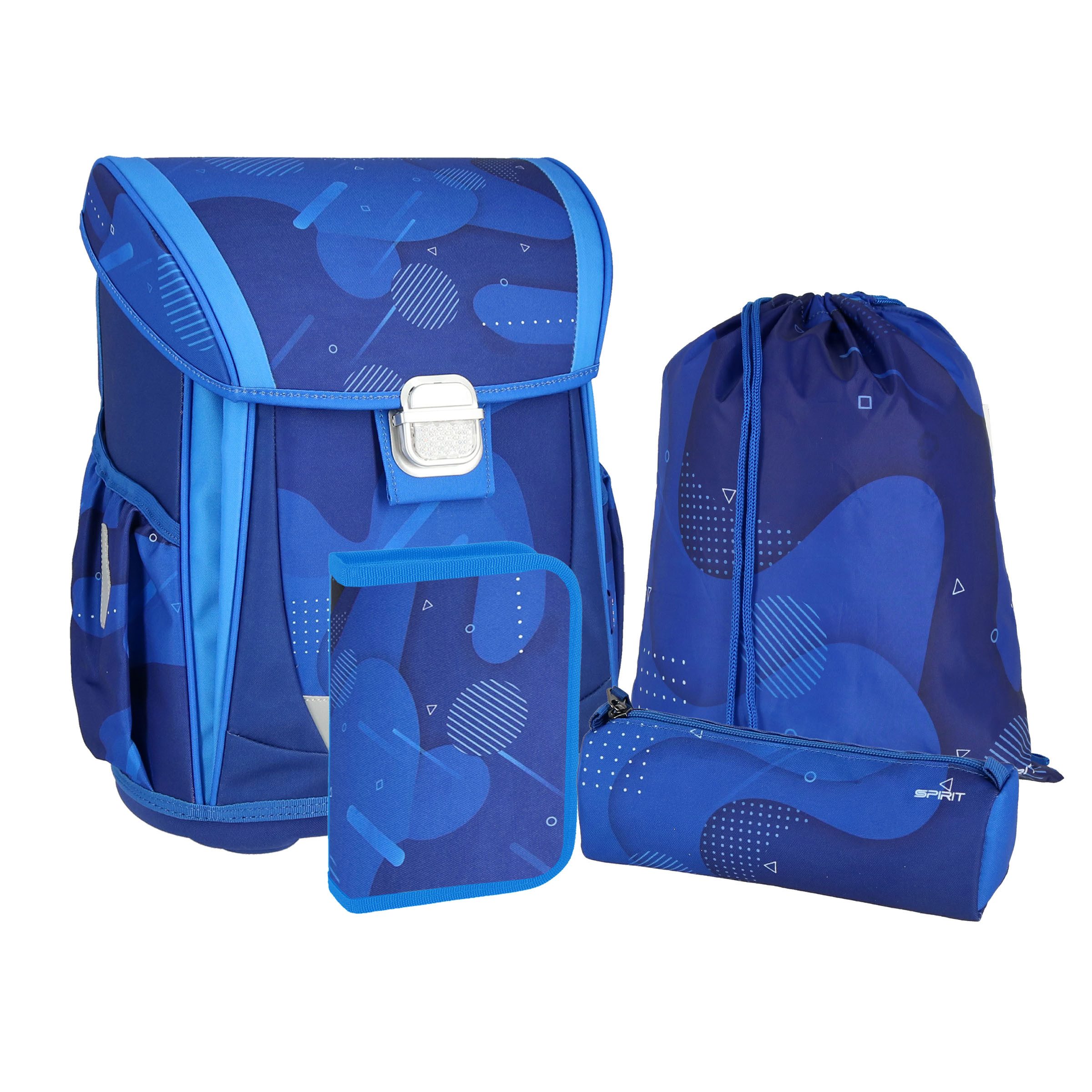 Spirit Schulranzen SPIRIT Schulranzen Set BLUE