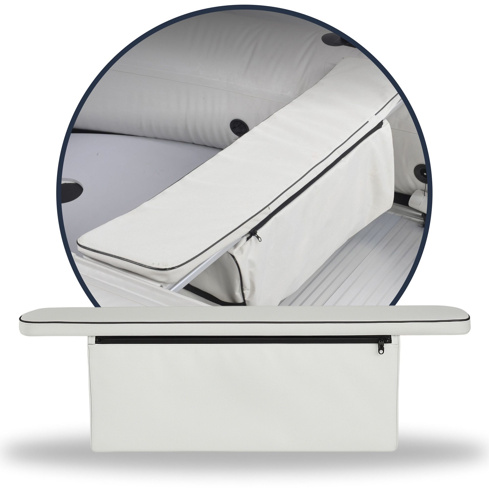 NEMAXX Schlauchboot Sitz mit Tasche –