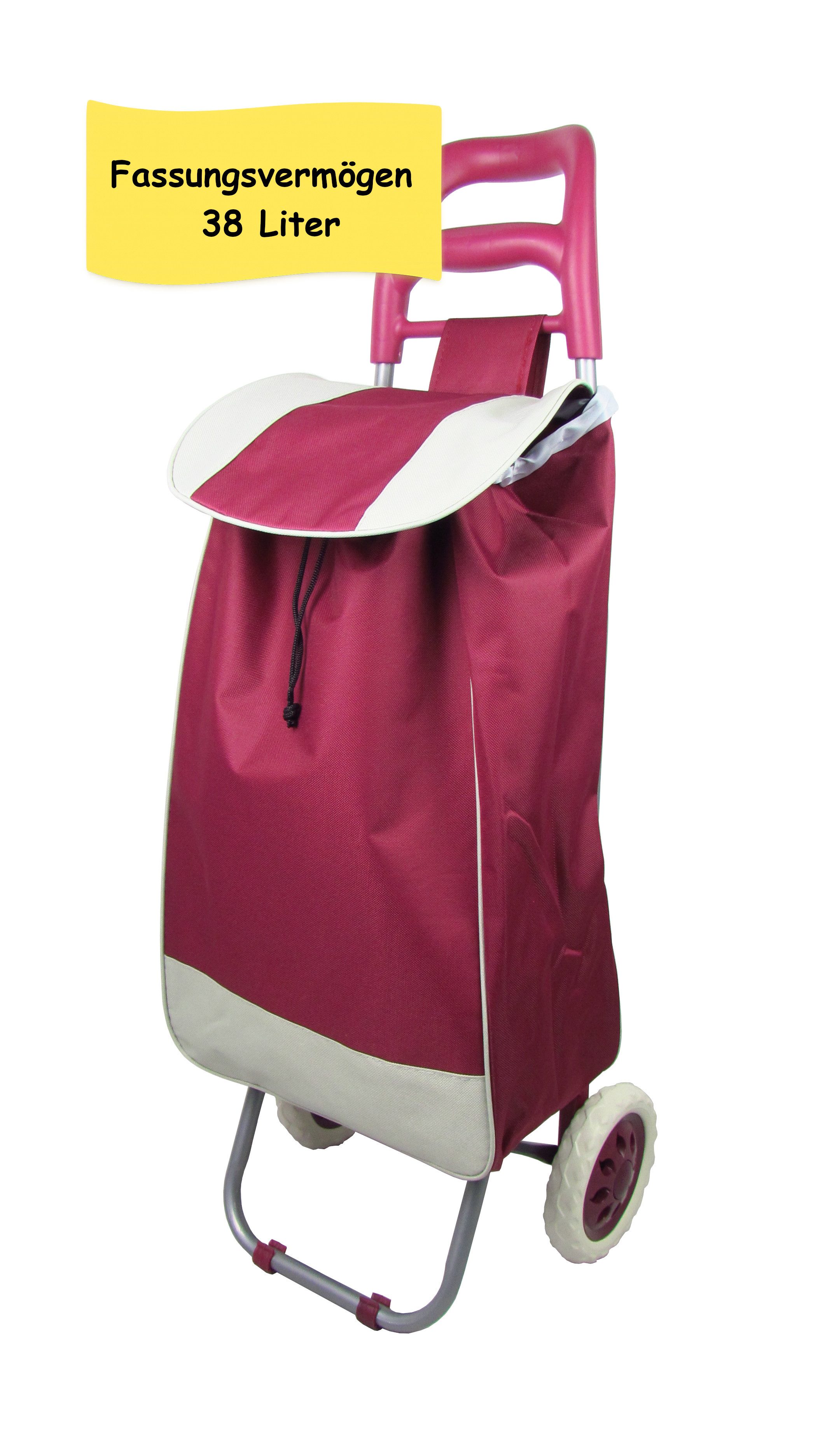 steinwohn Einkaufstrolley - klappbar 38L –