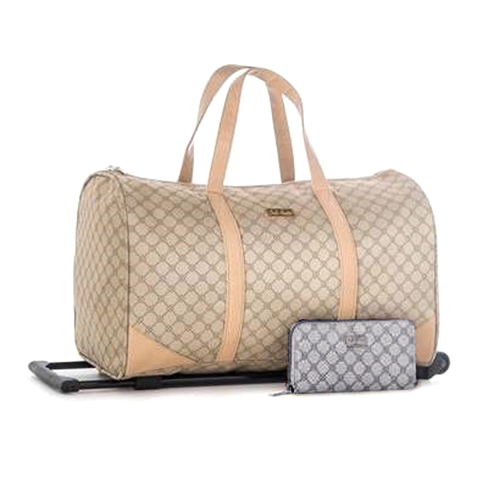 Carla Faustini Handgepäck-Trolley Reisekoffer Reisetasche Stoffkoffer