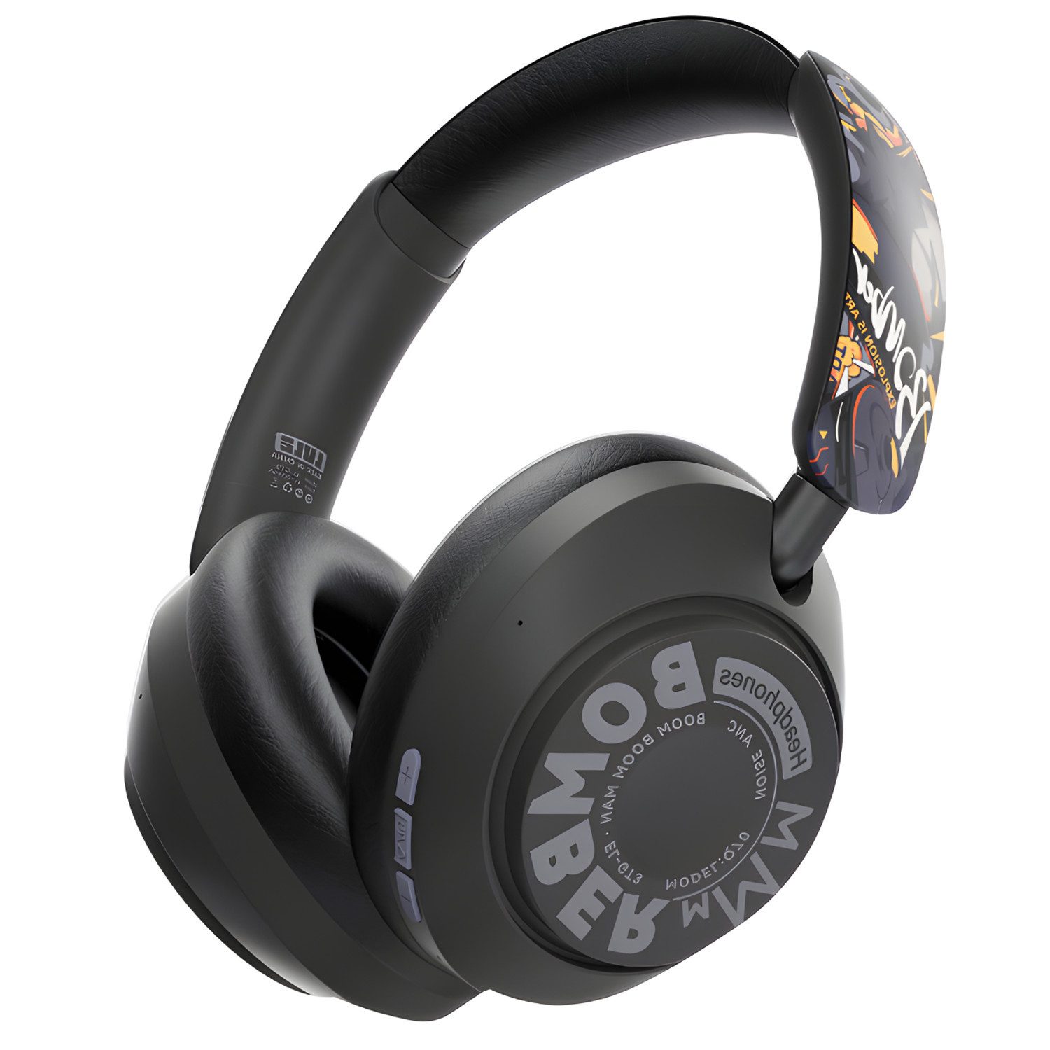 OYLCDI Bluetooth-Kopfhörer,Gaming-Headset, Over-Ear-Kopfhörer (Active Noise Cancelling