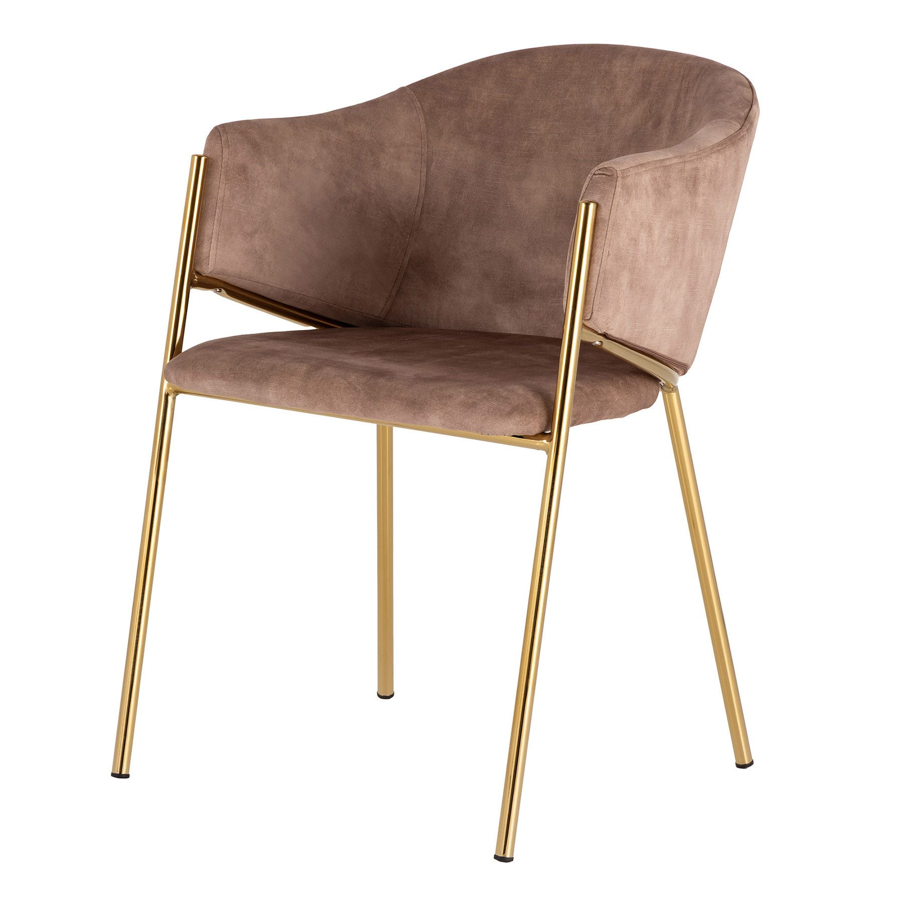 riess-ambiente Esszimmerstuhl NOBLESSE champagner beige/gold -