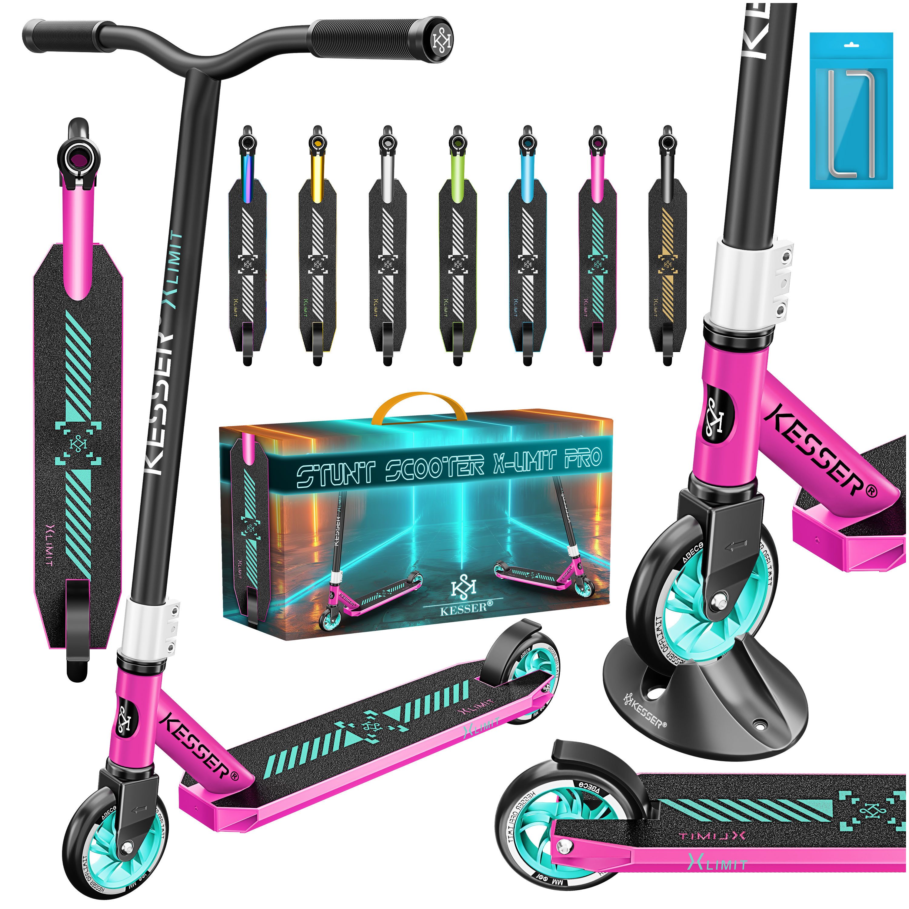 KESSER Scooter, Stunt Scooter X-Limit-Pro 360°