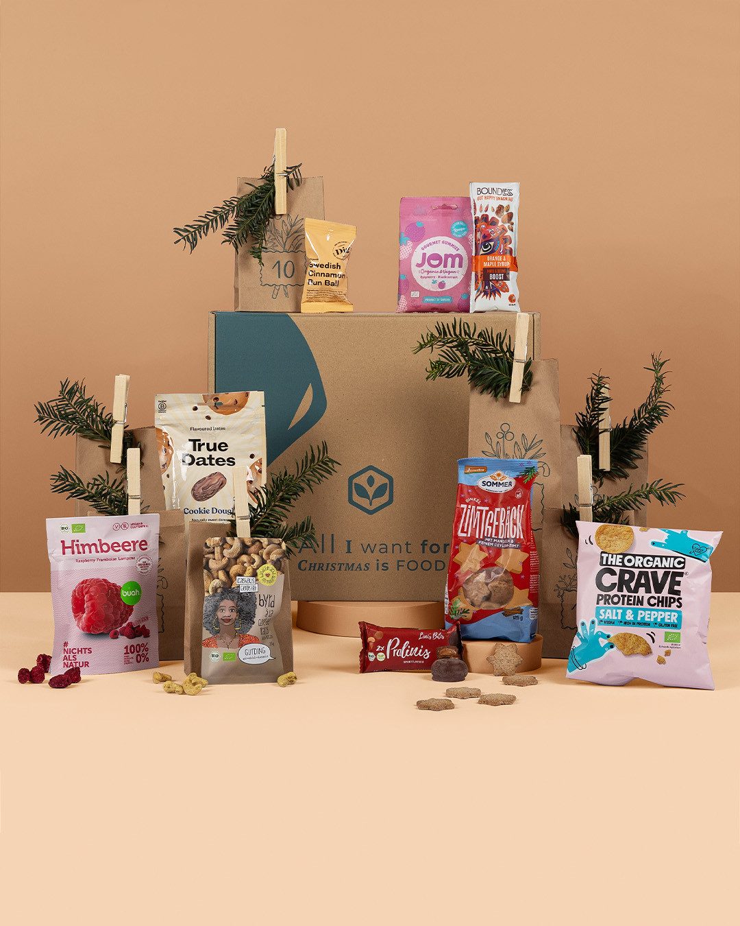 Vegan Box Adventskalender Süßigkeiten & Snack