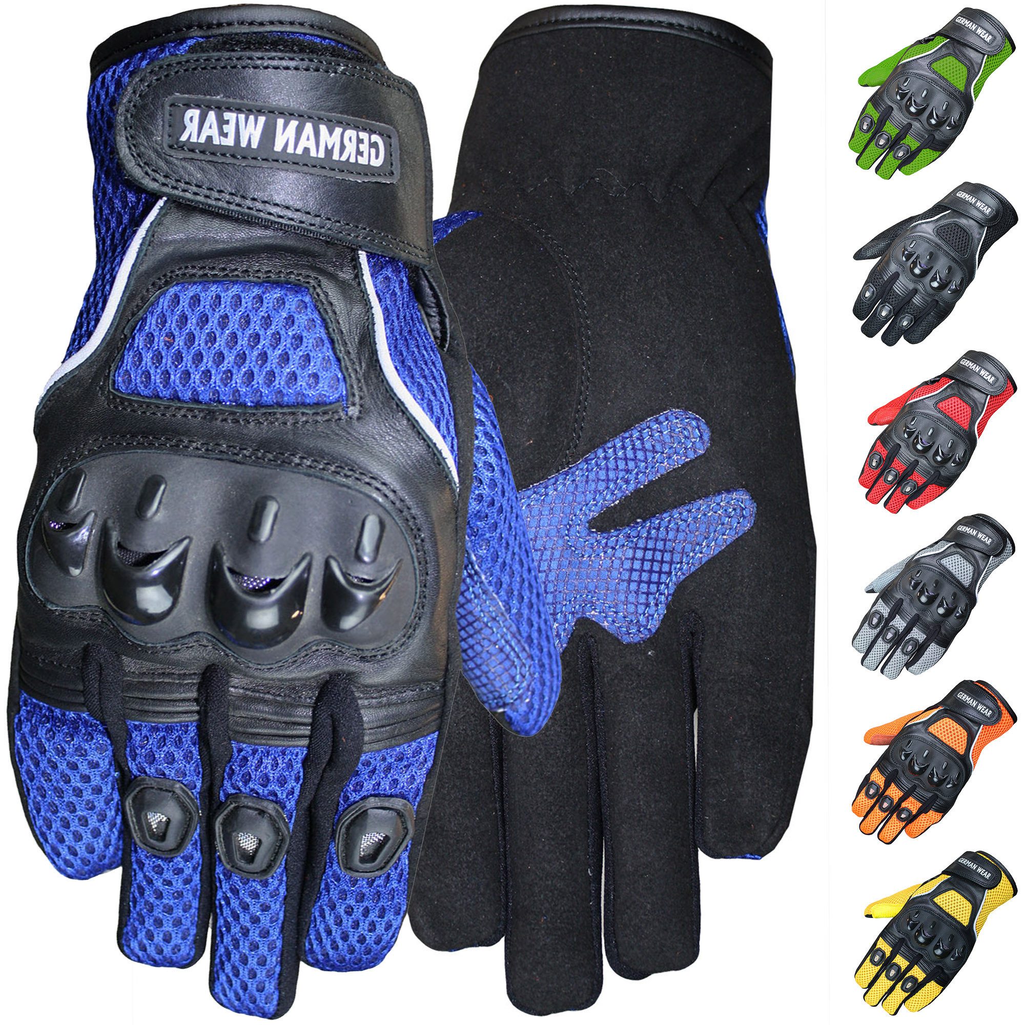 German Wear Motorradhandschuhe GW400G-M9 Motocross Biker