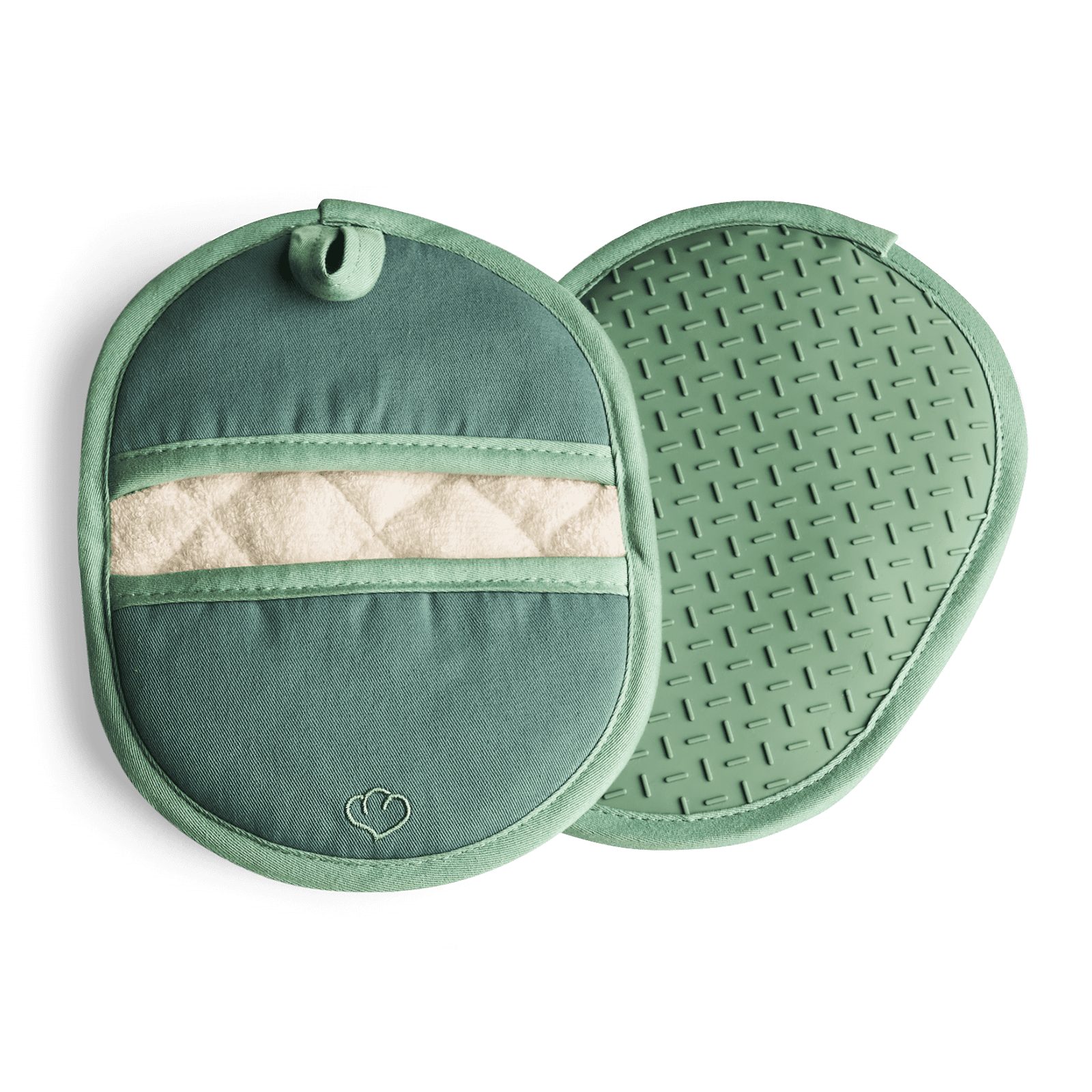 Springlane Topfhandschuhe SPRINGLANE Topflappen-Set 2-tlg. Mint,