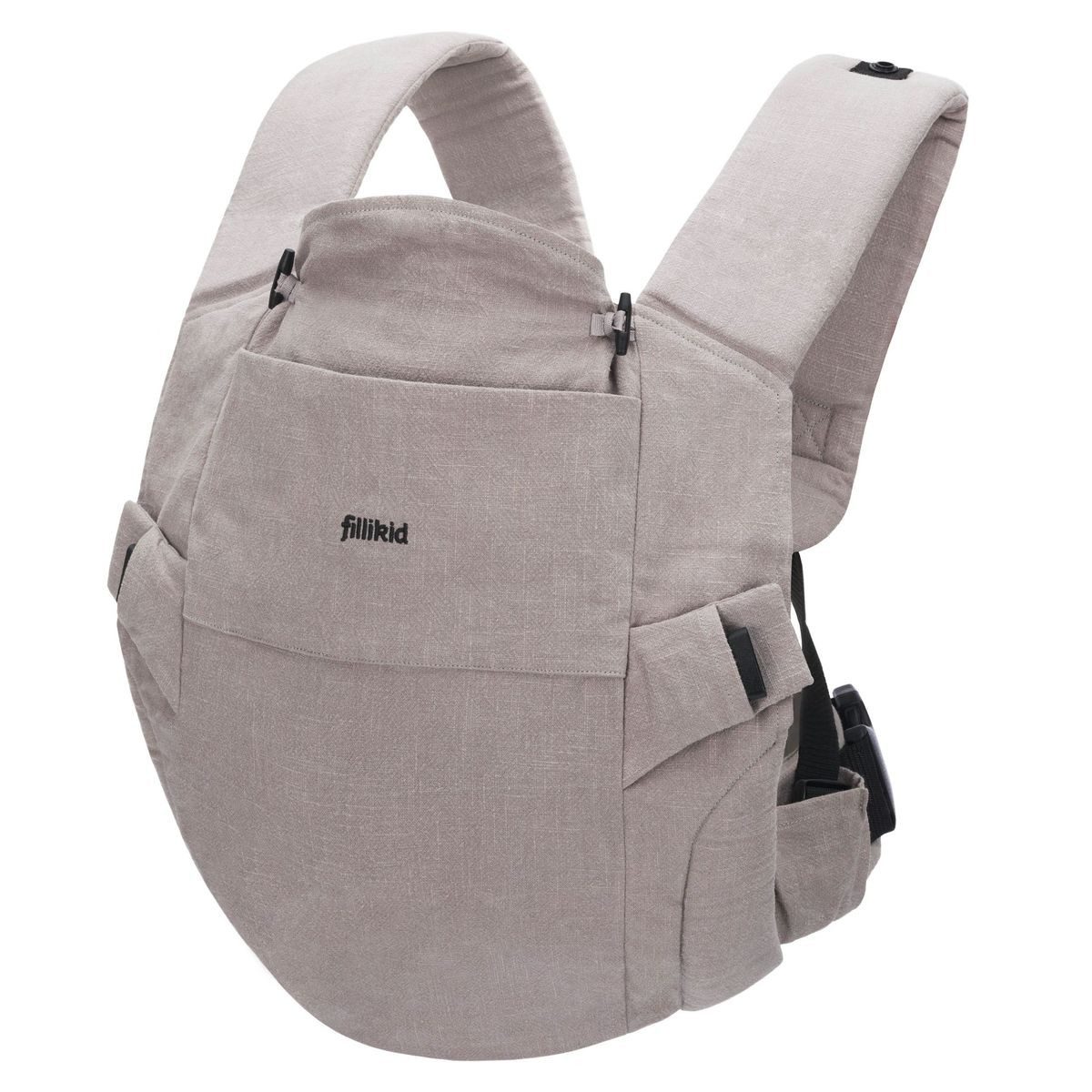 Fillikid Babytrage Natural - Grau, Kindertrage
