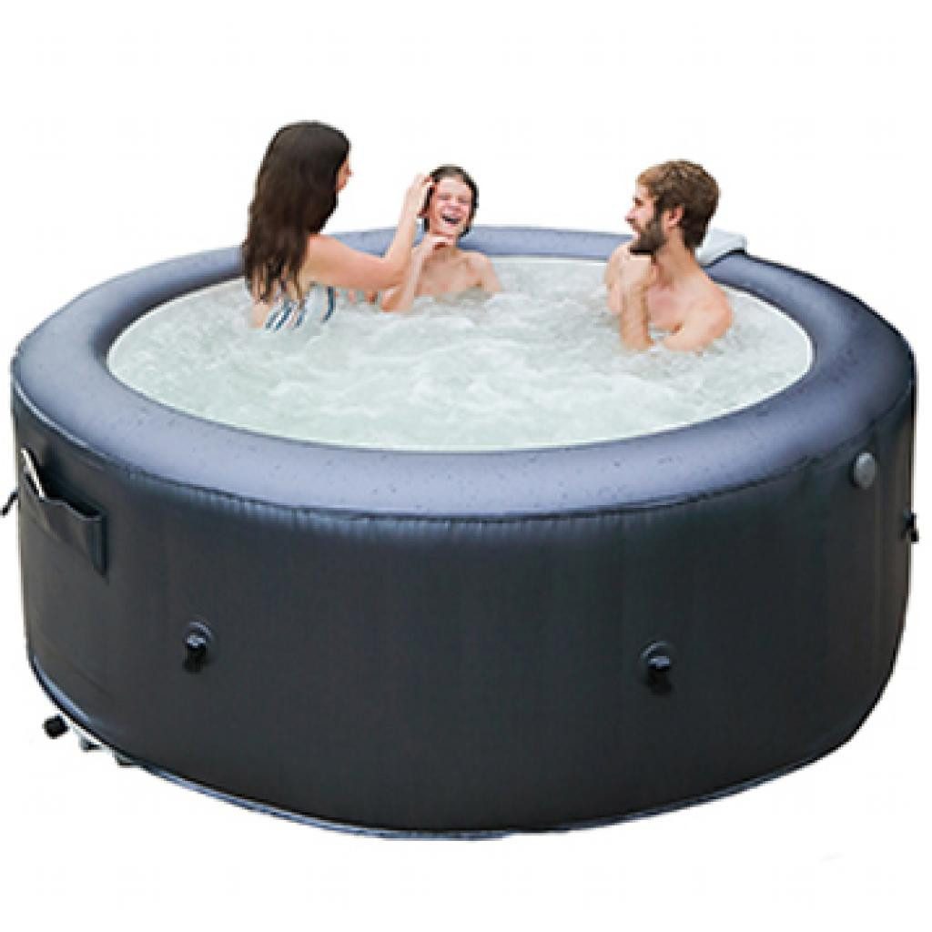 mSpa Whirlpool PureHaven aufblasbarer Whirlpool 204x204x70