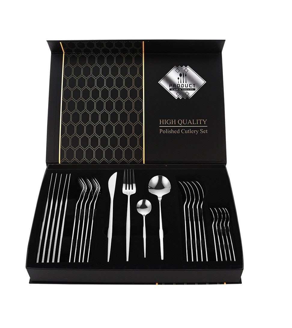 Rungassi Besteck-Set Premium Besteck-Set Silber 6