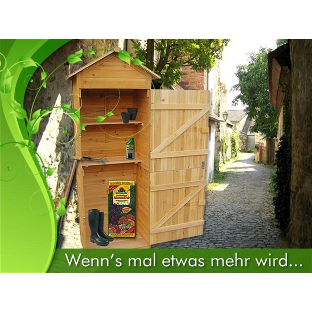 Feel2Home Gerätehaus Gerätehaus Holz Geräteschuppen Gartenschrank