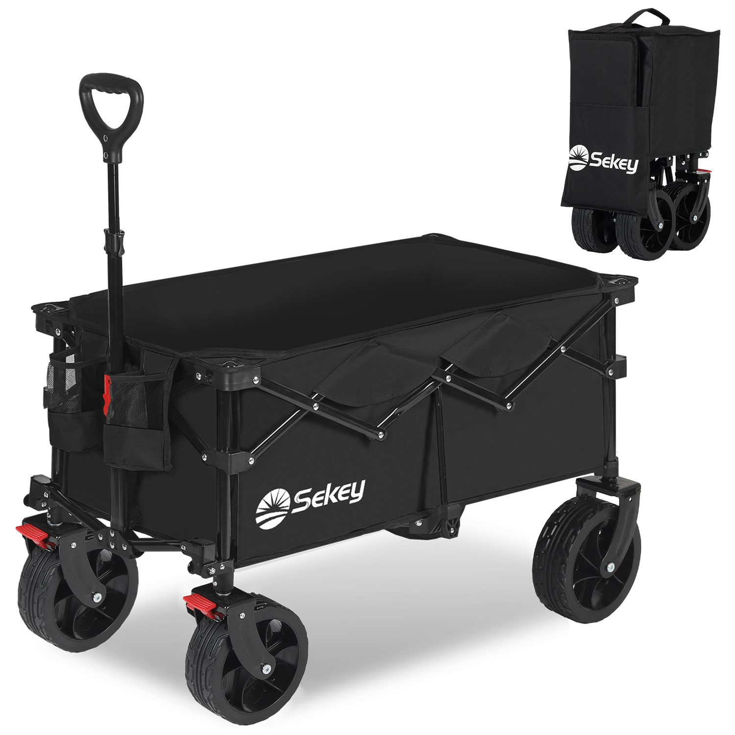 Sekey Bollerwagen 150 KG Bollerwagen Faltbar
