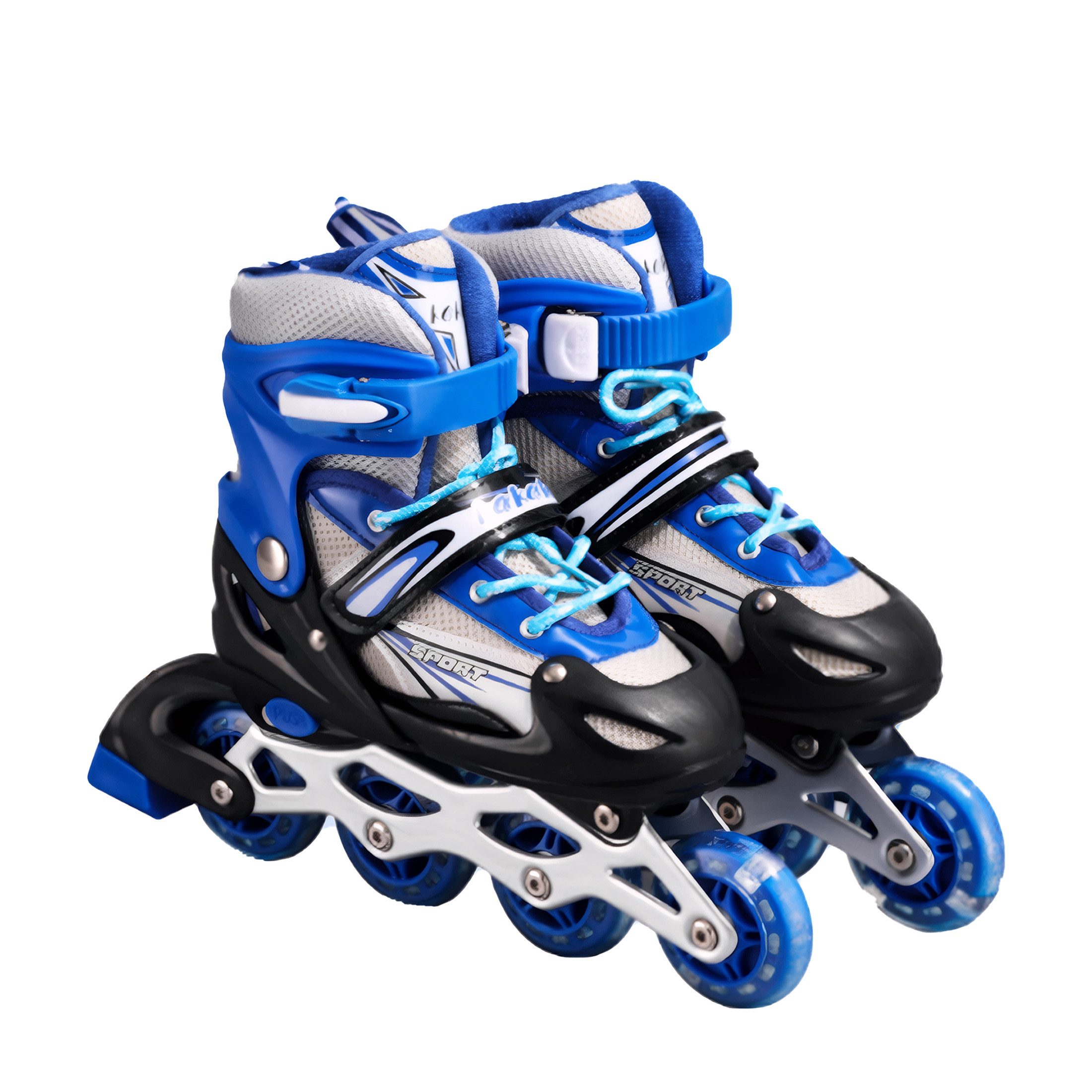 Masbekte Rollschuhe Roller Skates, größenverstellbar, für