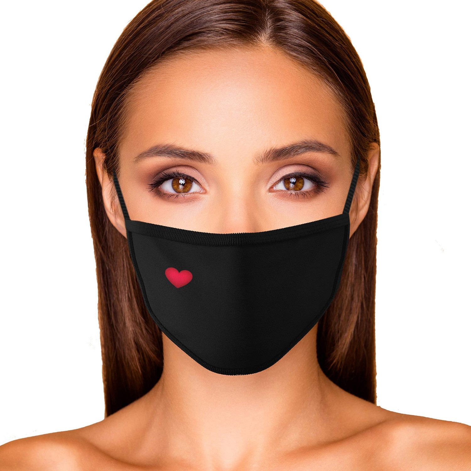 Dilara Mund-Nasen-Masken Baumwollmasken mit Sprüchen &