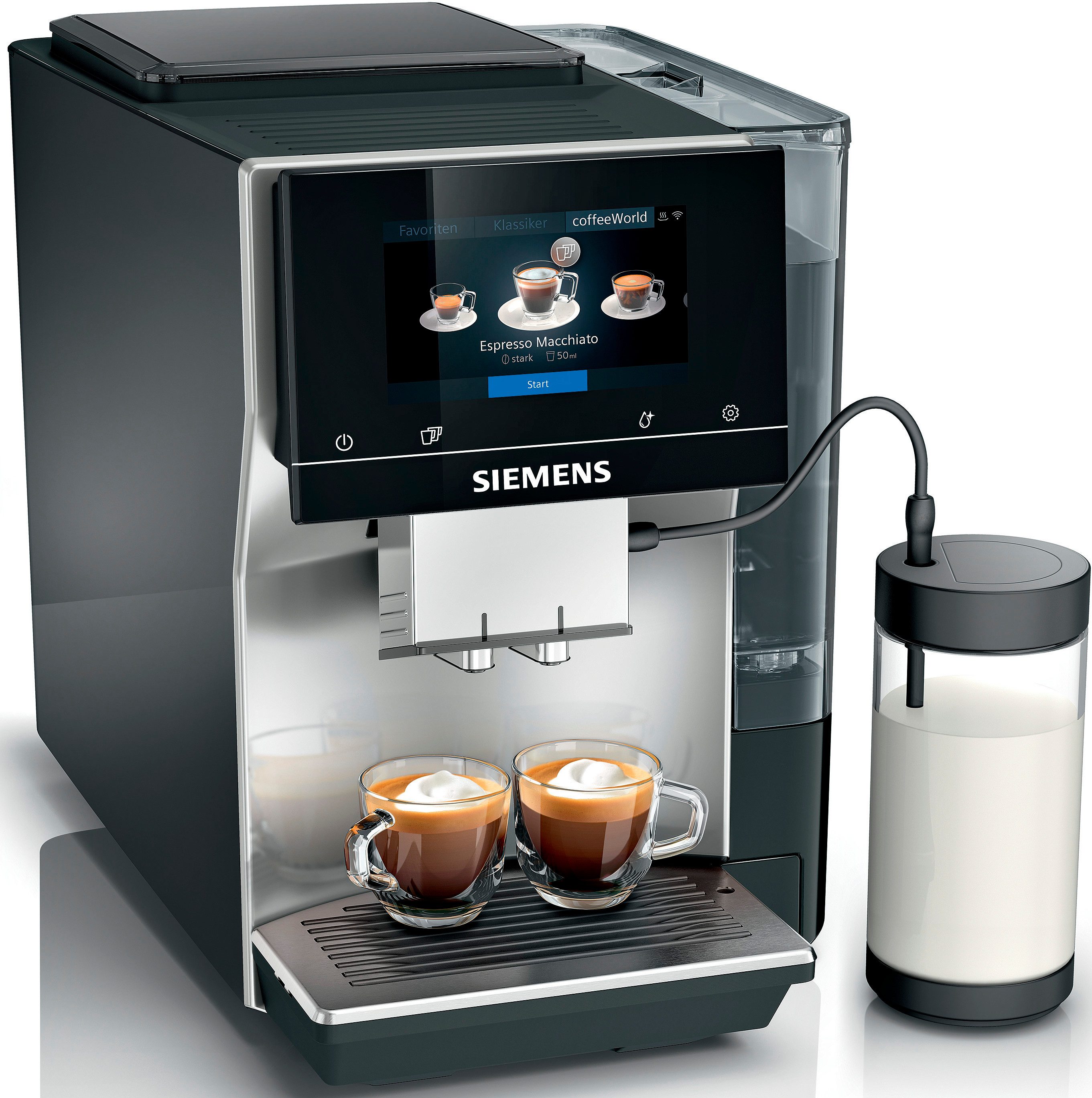 SIEMENS Kaffeevollautomat EQ700 classic TP715D47, Cold