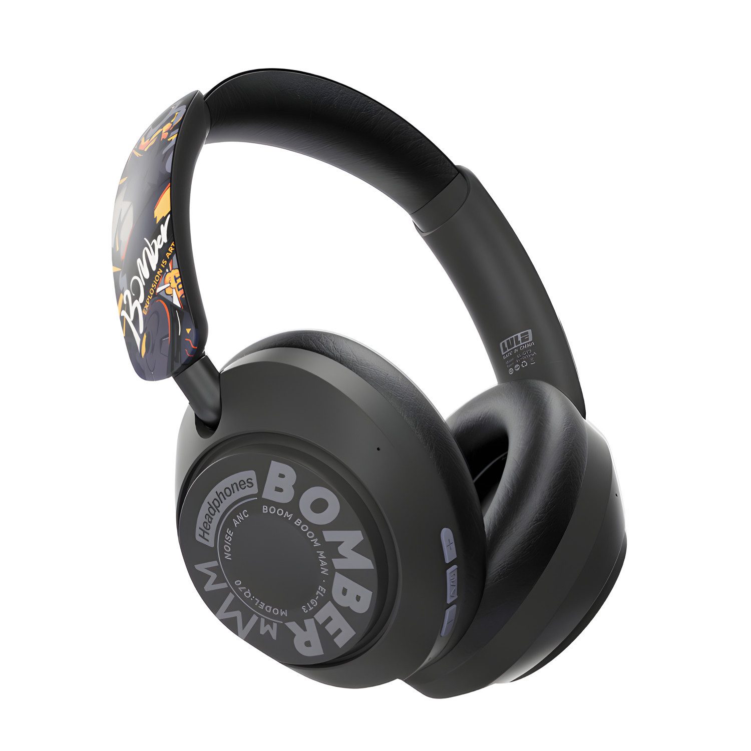 ibettertec Noise Cancelling Kopfhörer, Bluetooth-Kopfhörer,Gaming-Headse Over-Ear-Kopfhörer