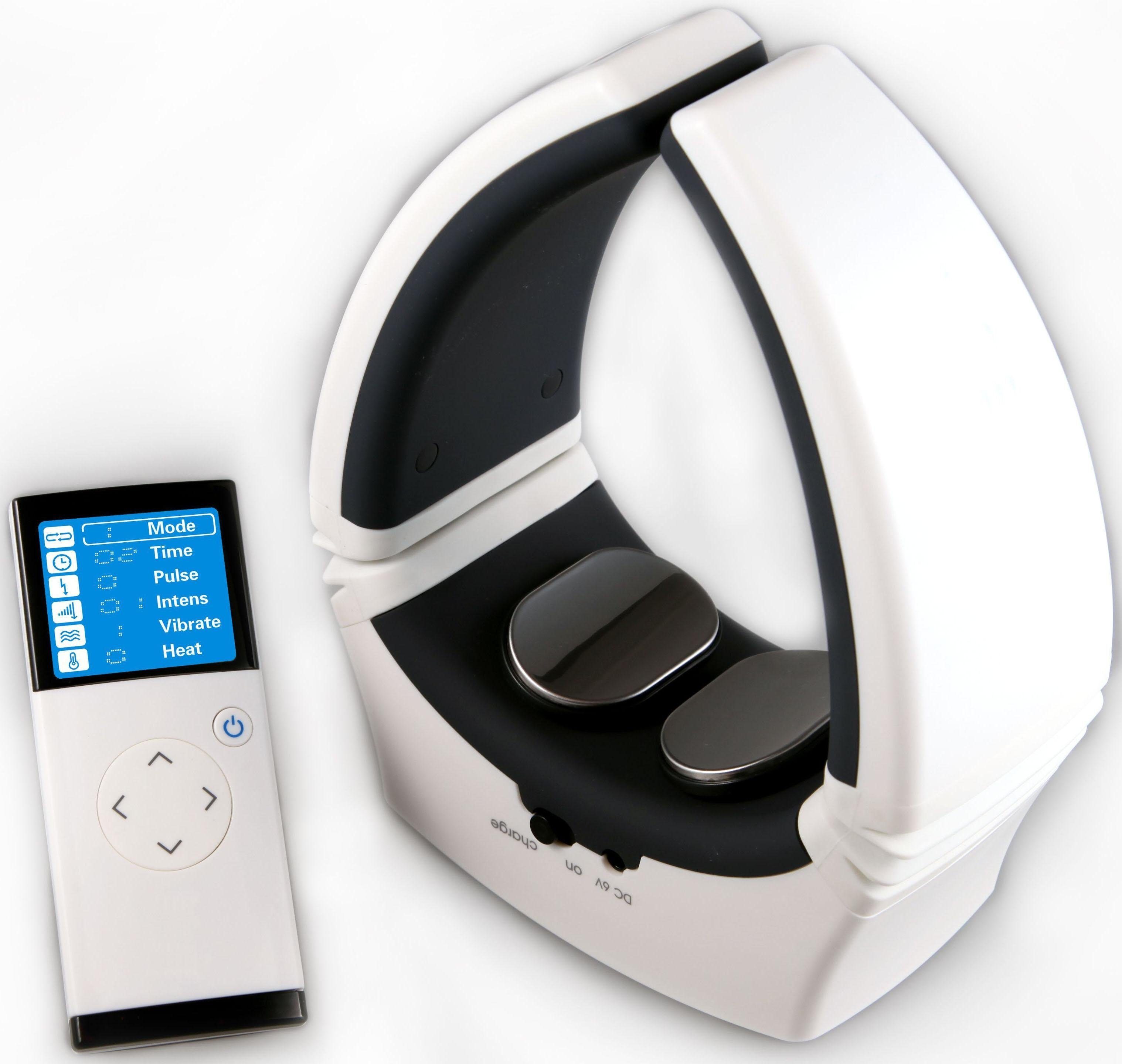 Maximex Nacken-Massagegerät Nackenmasseur, 4fach Wellness-Power für