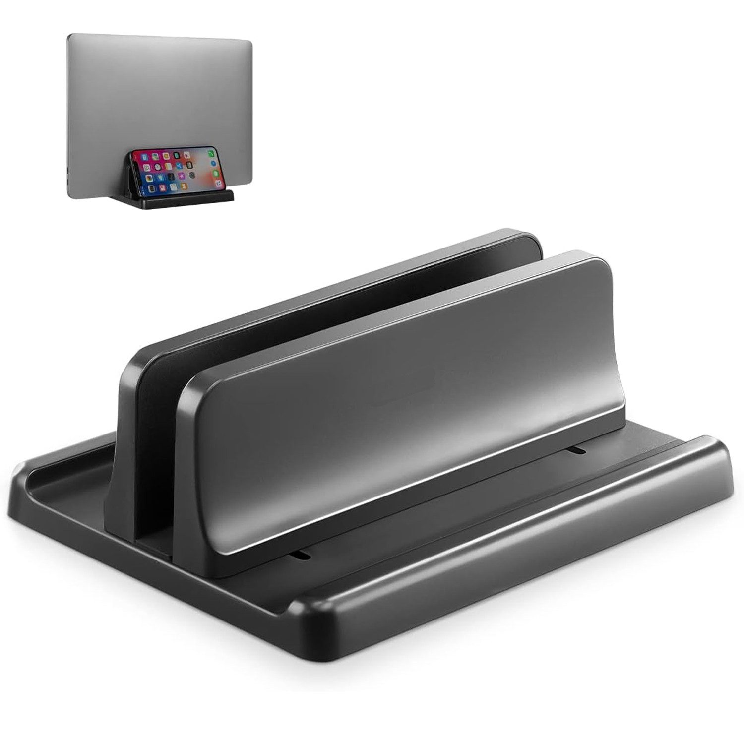 NUODWELL Laptop-Ständer Vertikaler Laptop-Ständer - Platzsparender