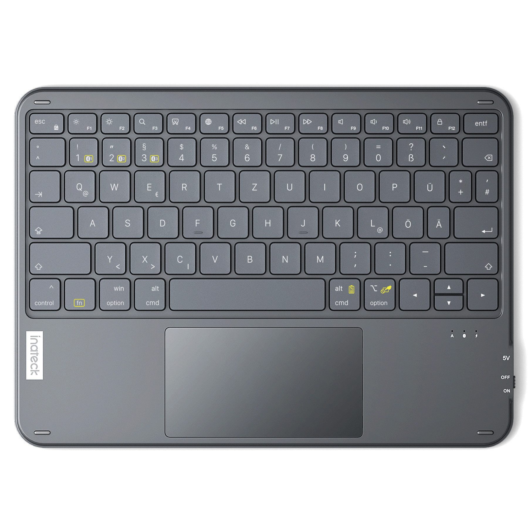 Inateck Ultraleichte für iPad/Tablet/Windows/Laptop/PC Tablet Tastatur