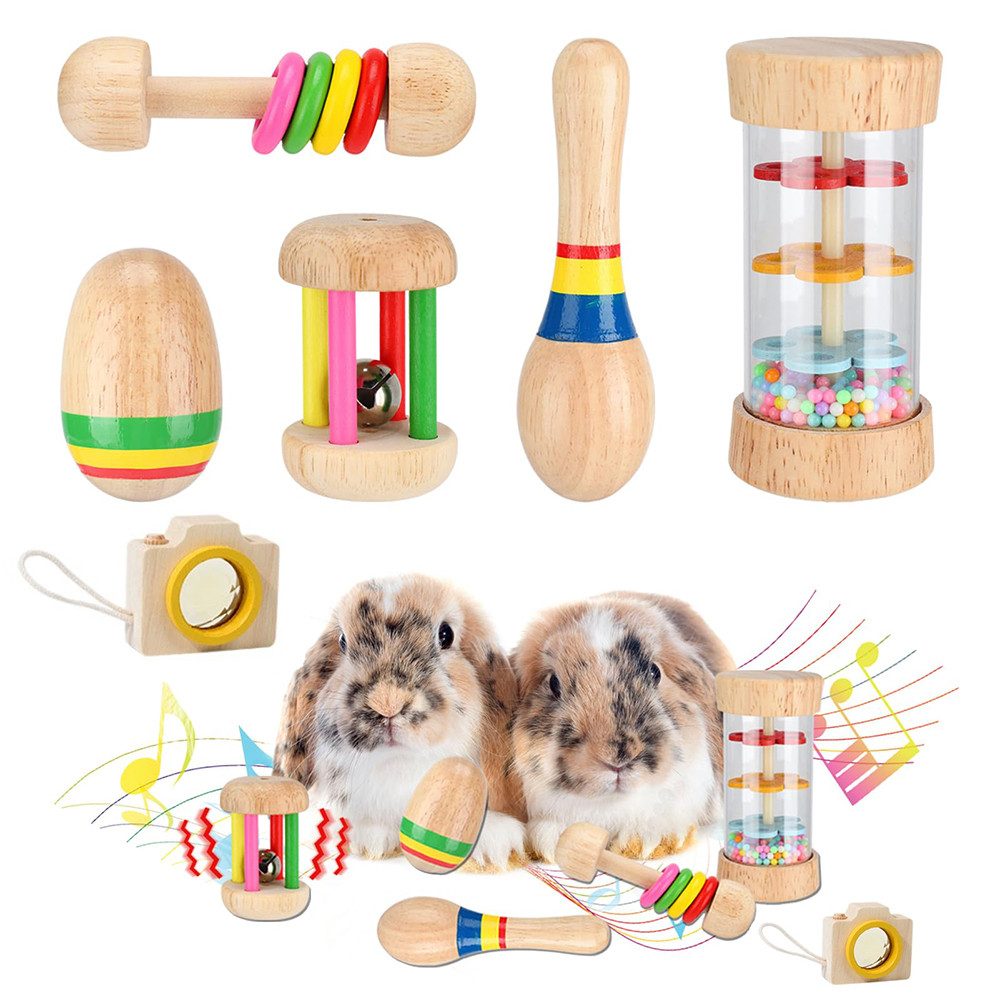 Ledander Kleintierkäfig Kauspielzeuge für Hamster Meerschweinchen