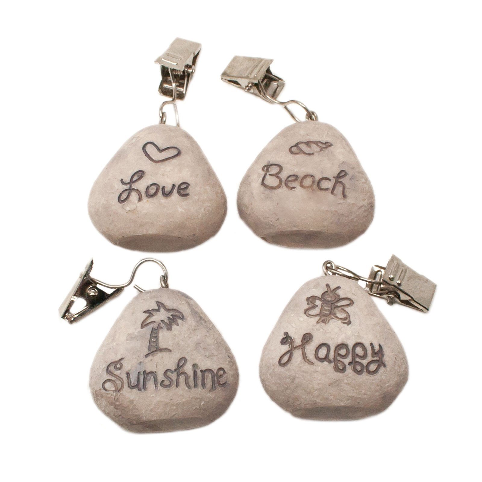 ToCi Tischtuchklammer Tischtuchbommel 8er-Set BeachTischdeckenbeschwerer Tisch-Decken