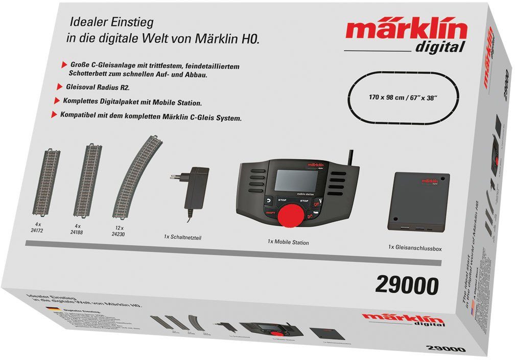 Märklin Gleise-Set Digitalset MS2, Wechselstrom -