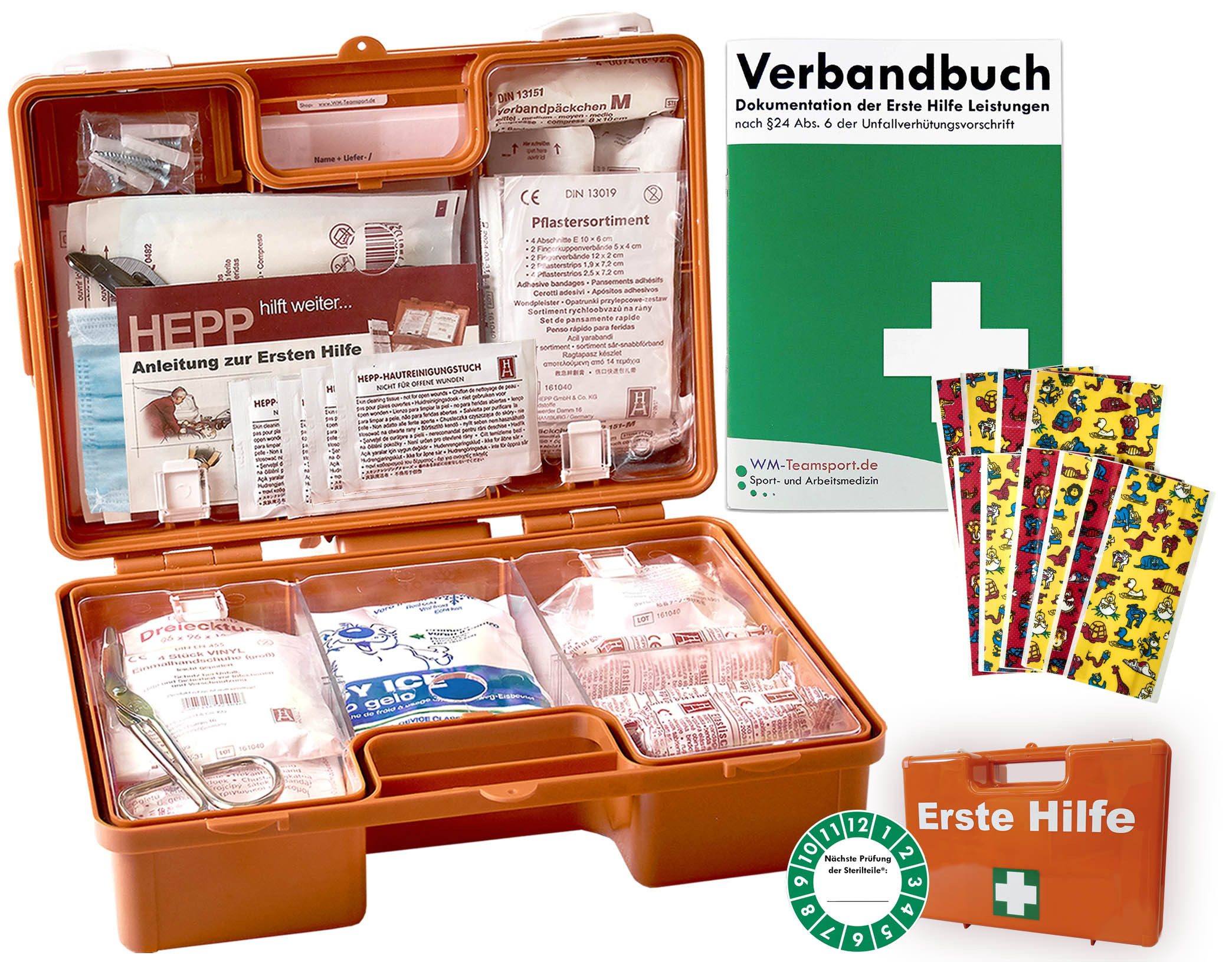 WM-Teamsport Erste-Hilfe-Koffer Erste-Hilfe-Koffer KITA nach DIN/