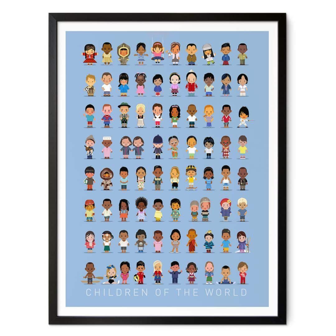 K&L Wall Art Poster Poster Braun