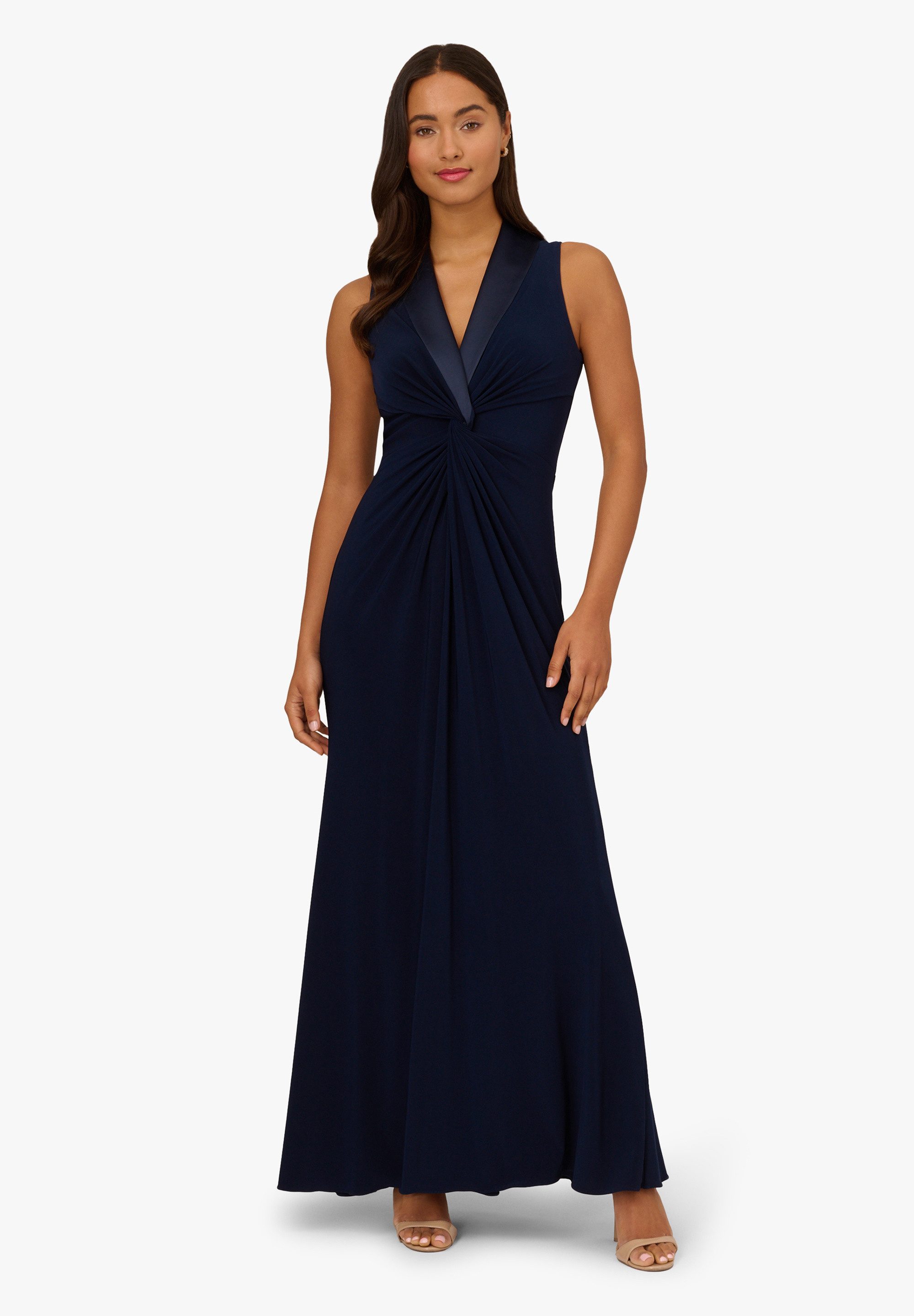 Adrianna Papell Abendkleid Jersey Tuxedo Gown